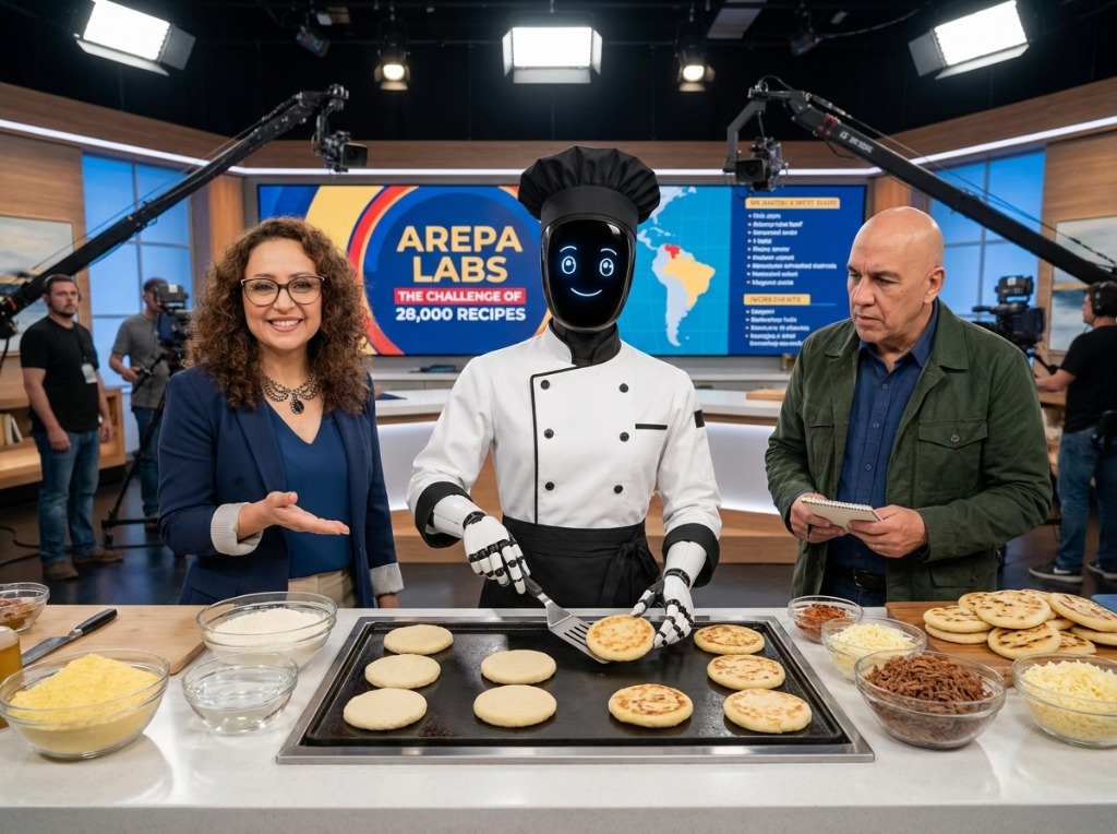 Arepa Labs IA — Tania Rimer, Robot Chef y Rafael Mourad