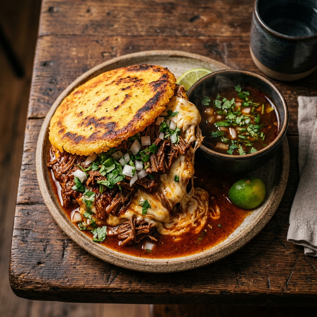 Arepa Birria