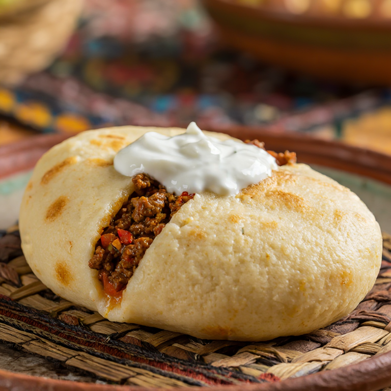 Arepa de Mantu: Fusión Afgana-Venezolana
