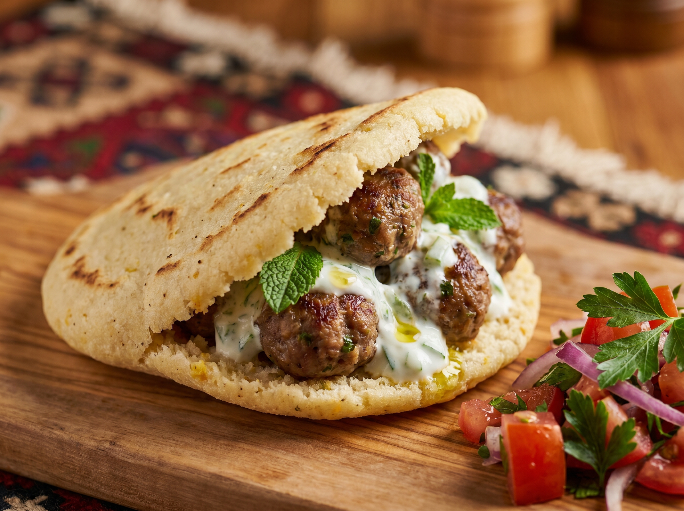 Arepa de Qofte Albanés: La Fusión Colombiana-Albanesa