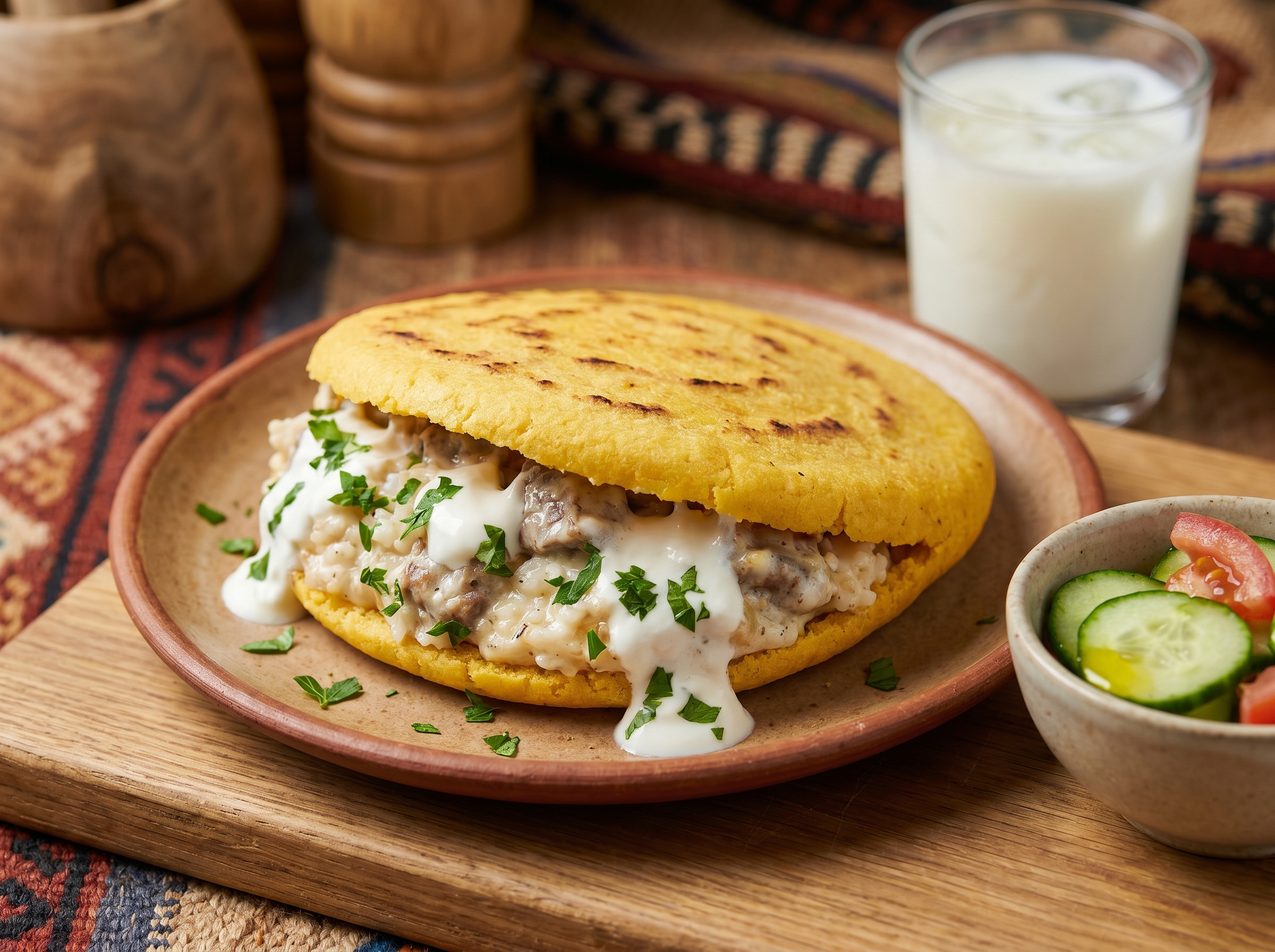 Arepa de Tavë Kosi albanesa