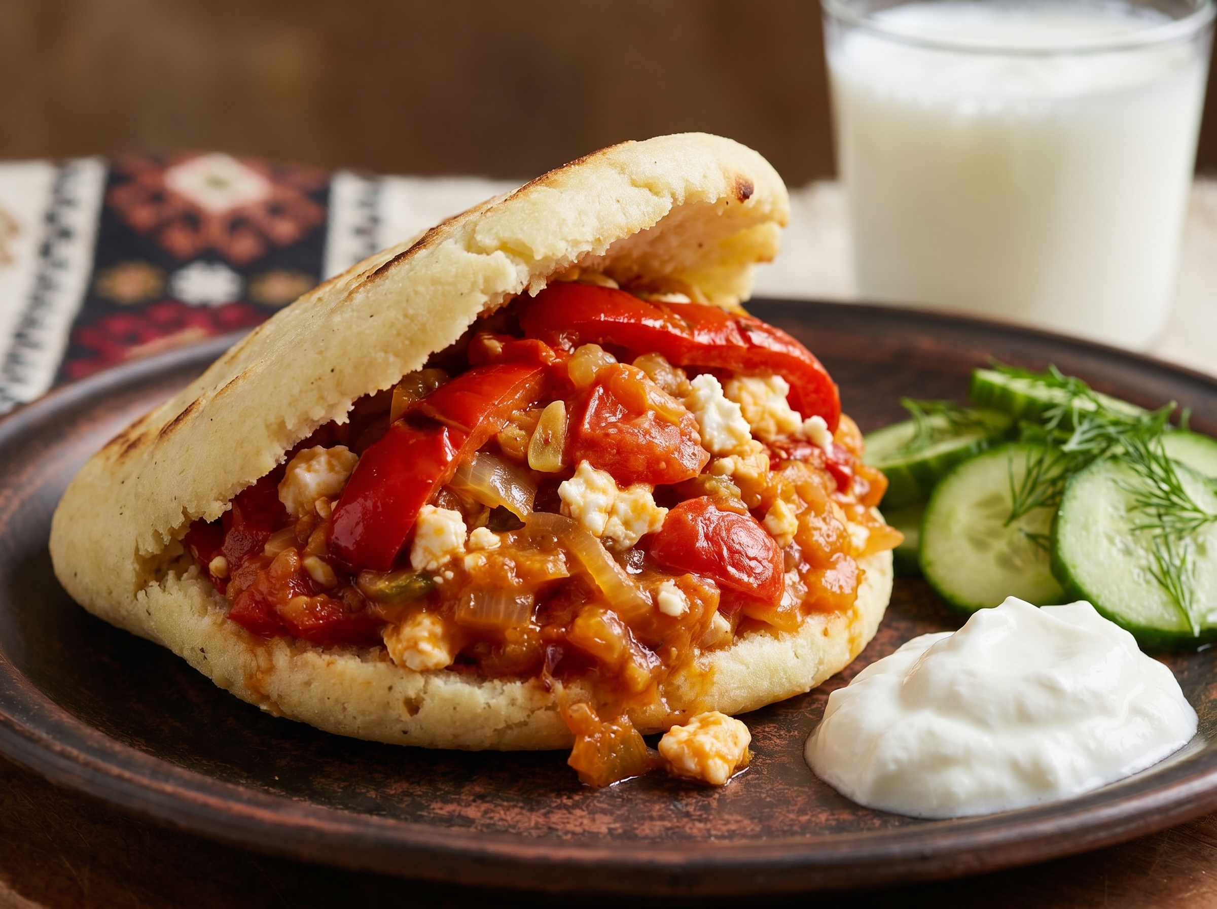 Arepa de Fërgesë: Fusión albanesa en tu cocina