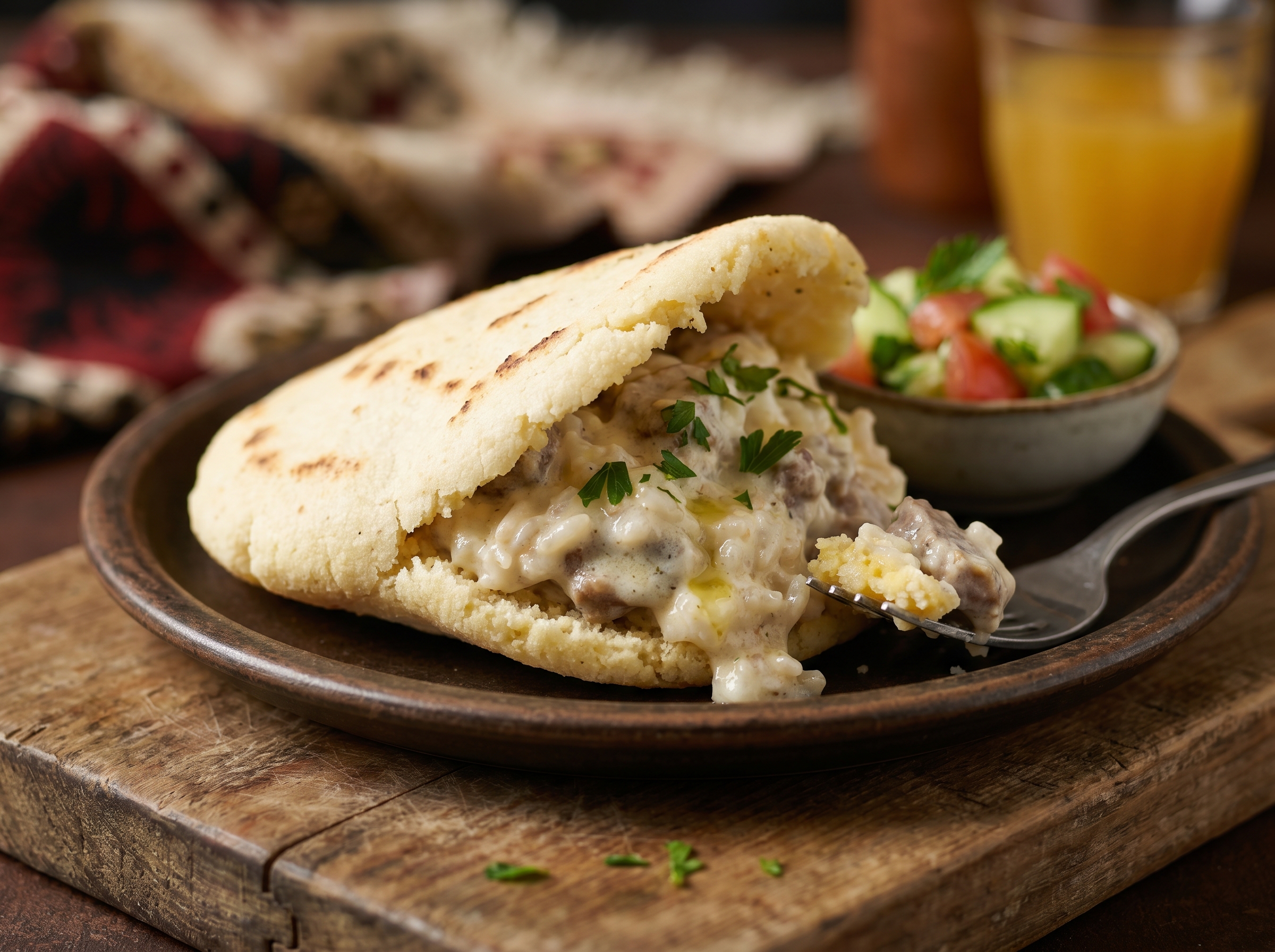 Arepa de Tavë Kosi