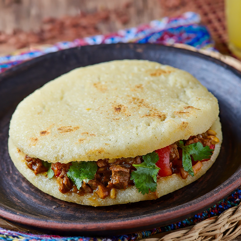 Arepa de Chorba Frik: Sazón Argelina en Maíz y Trigo