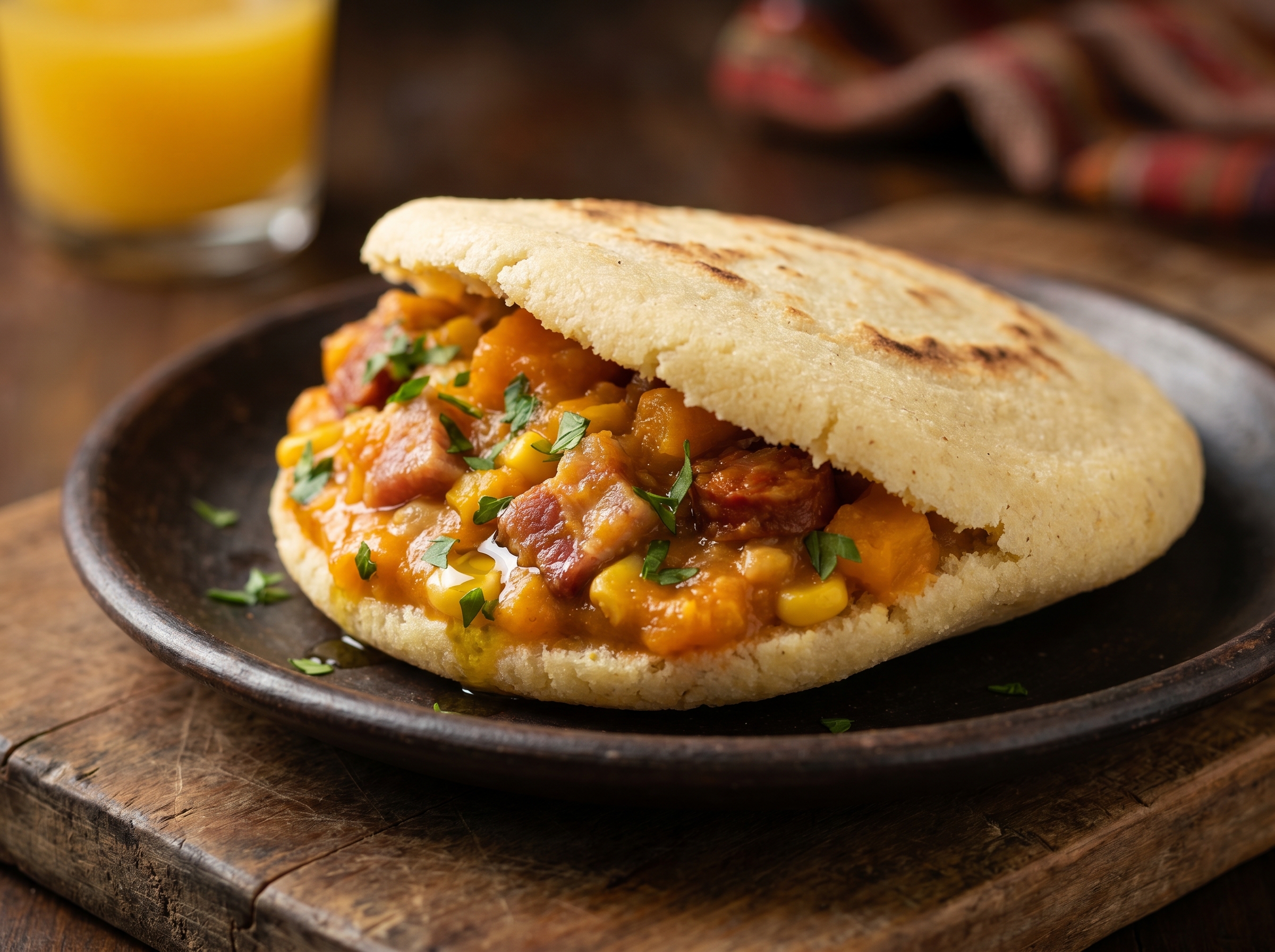 Arepa de Locro Cordobés
