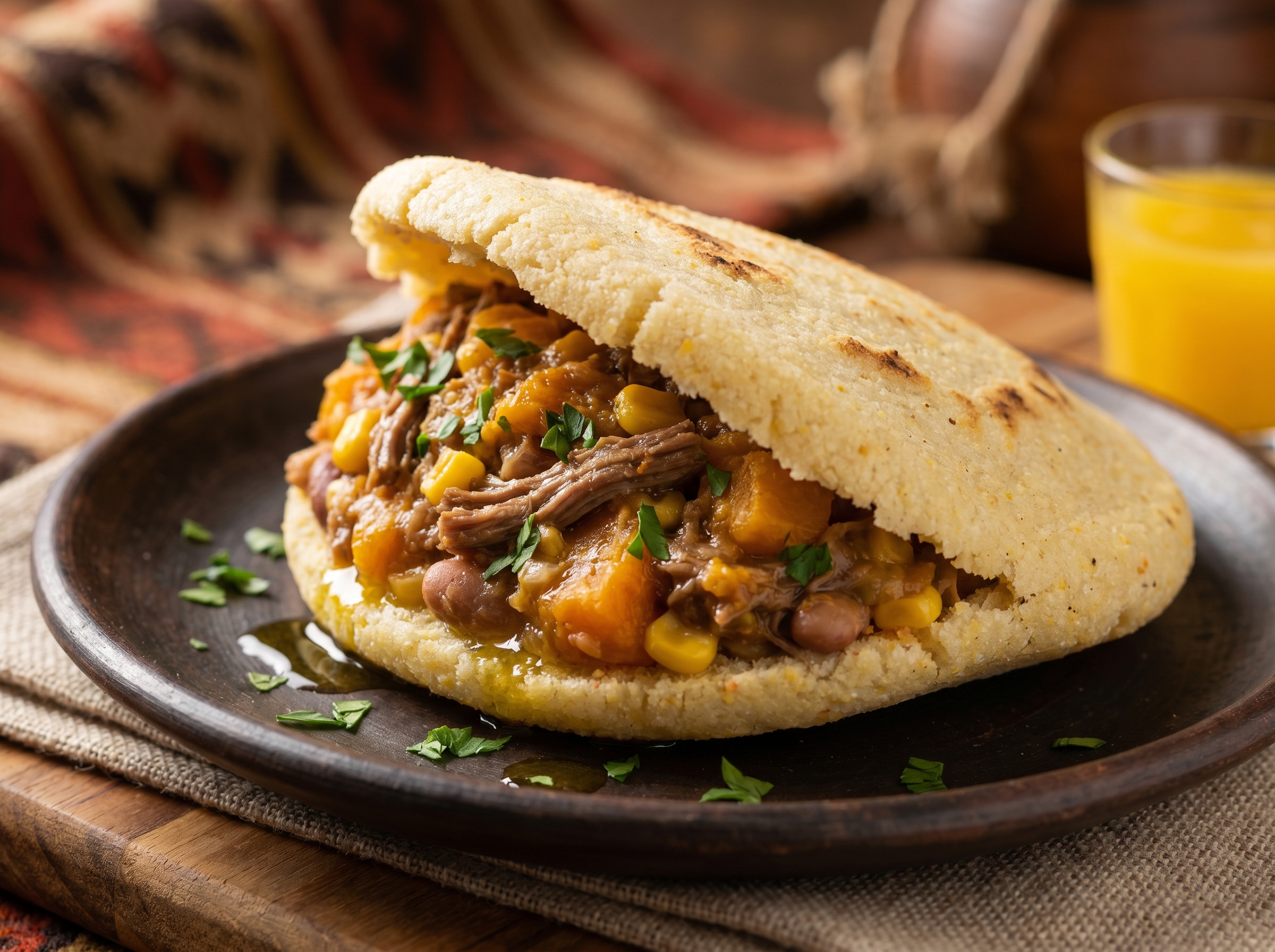Arepa de Locro Argentino: la tradición de Azul en tu mesa