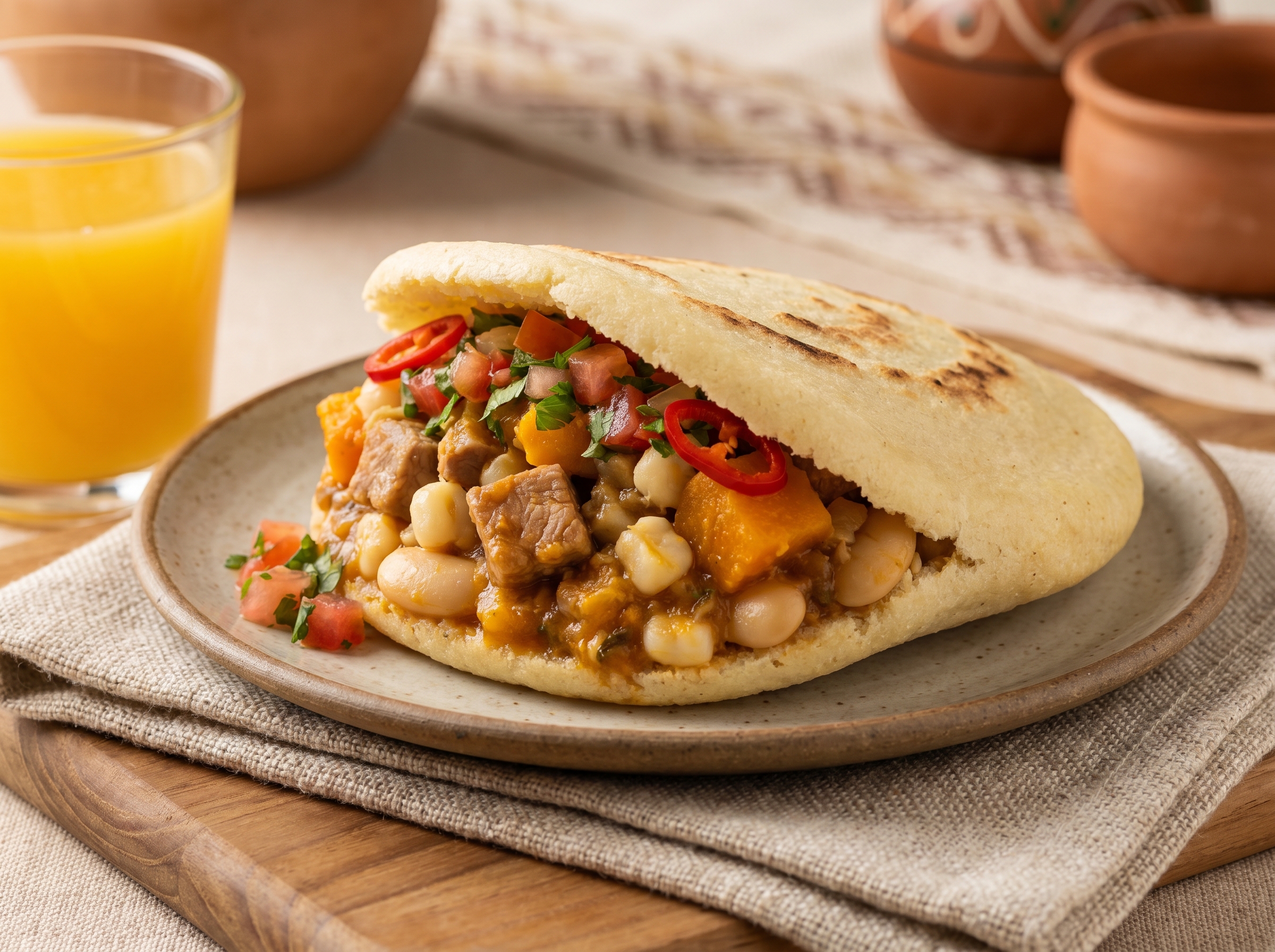 Arepa de Locro Catamarqueño