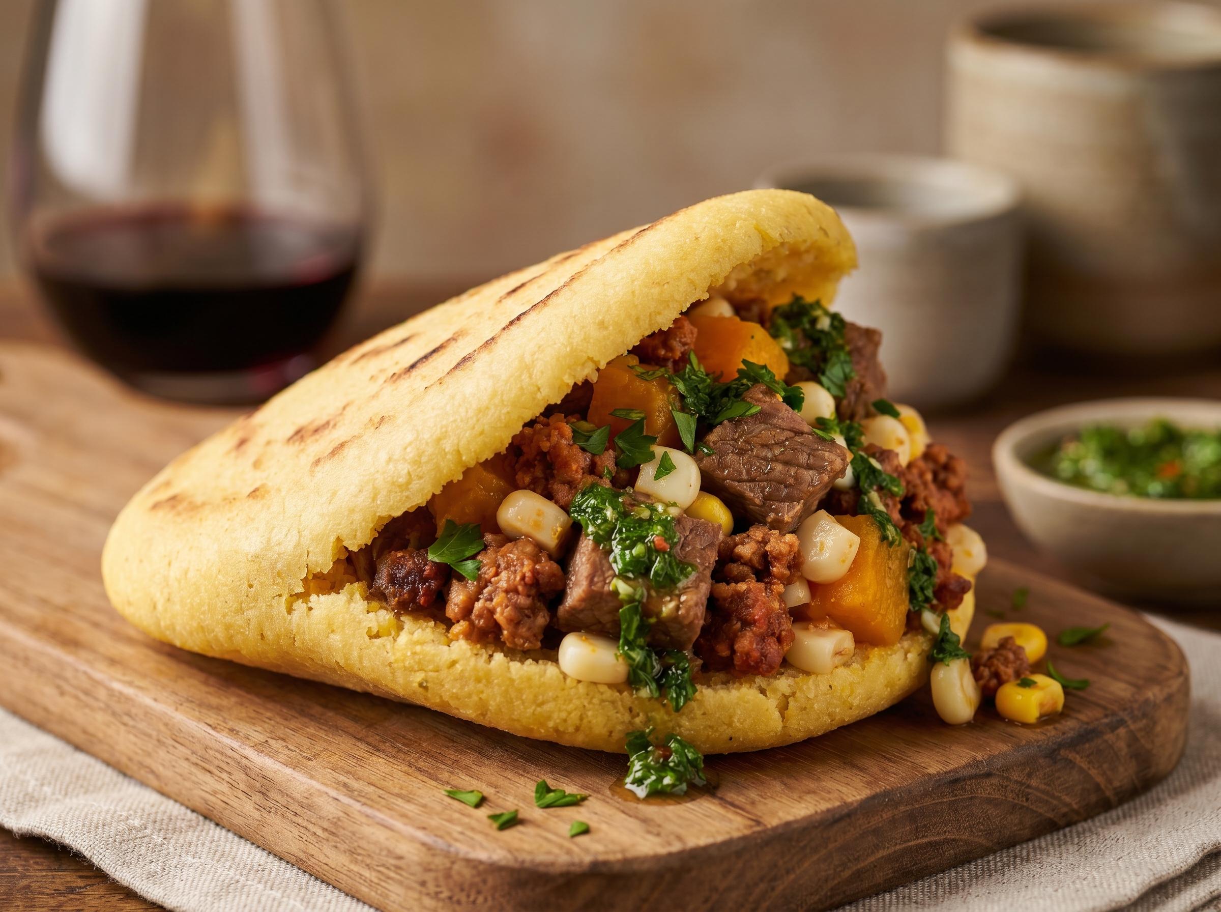 Arepa de Locro Argentino