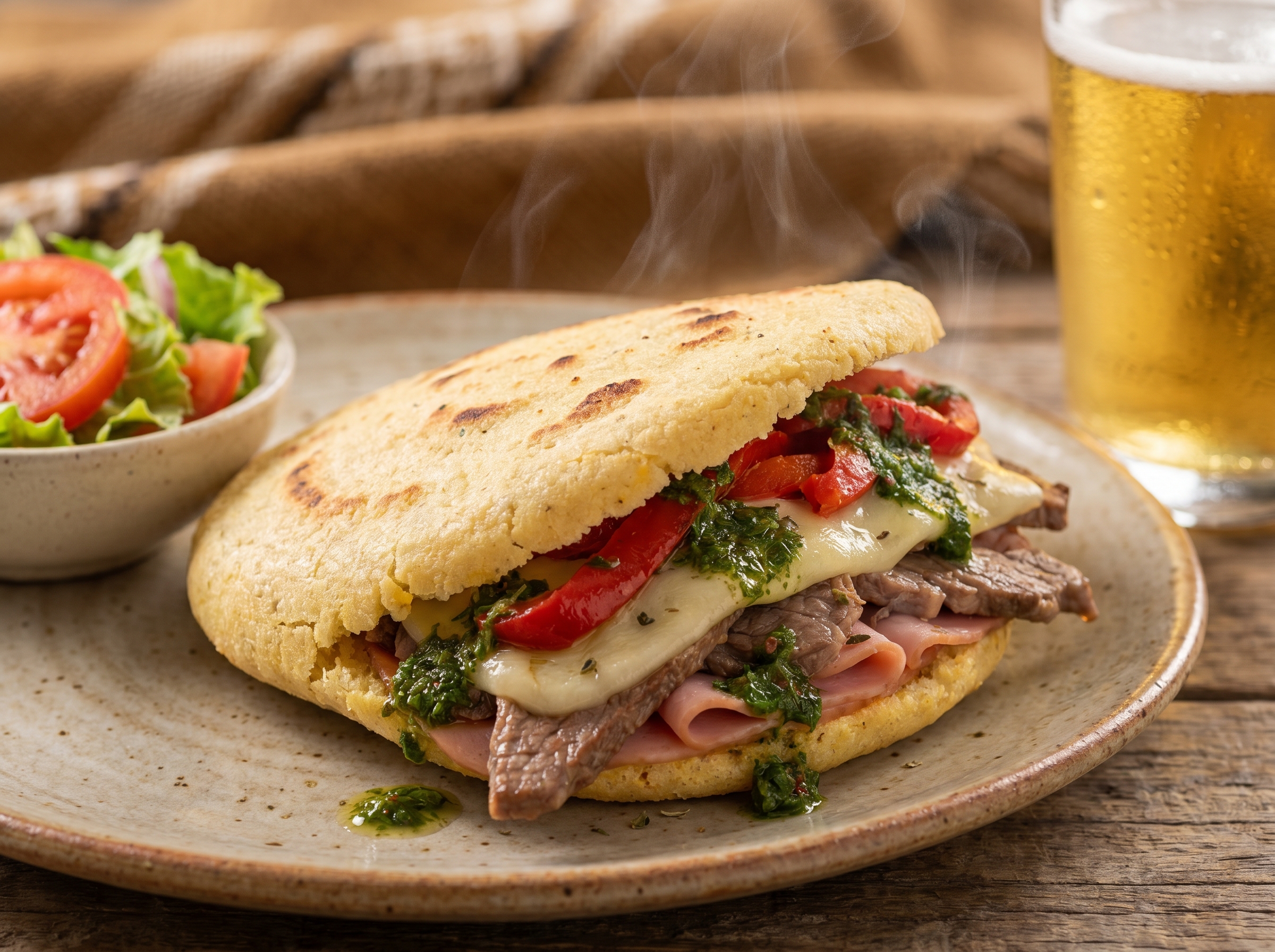 Arepa de Matambre a la Pizza (Estilo Chajarí)