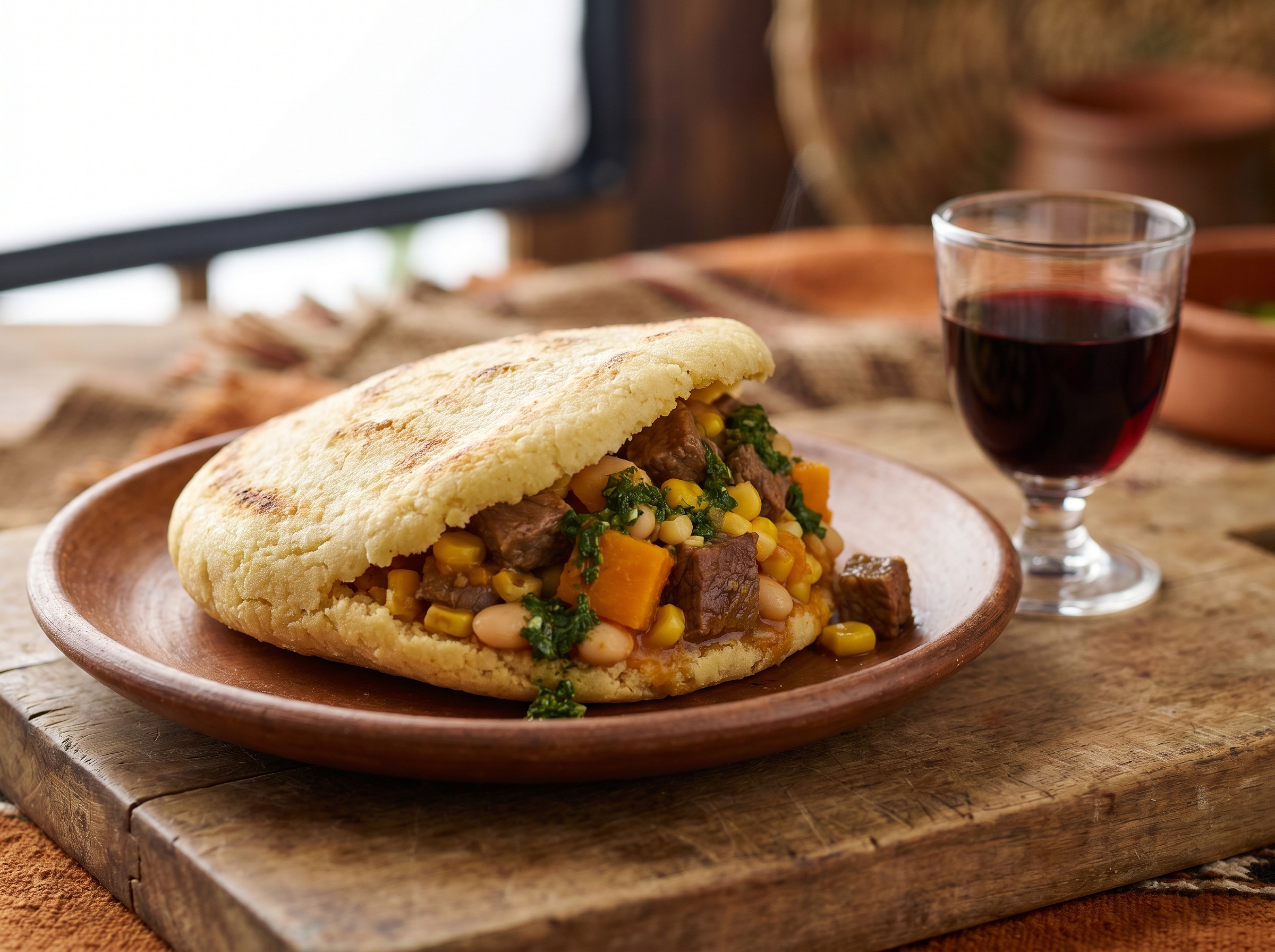 Arepa de Locro Chaqueño