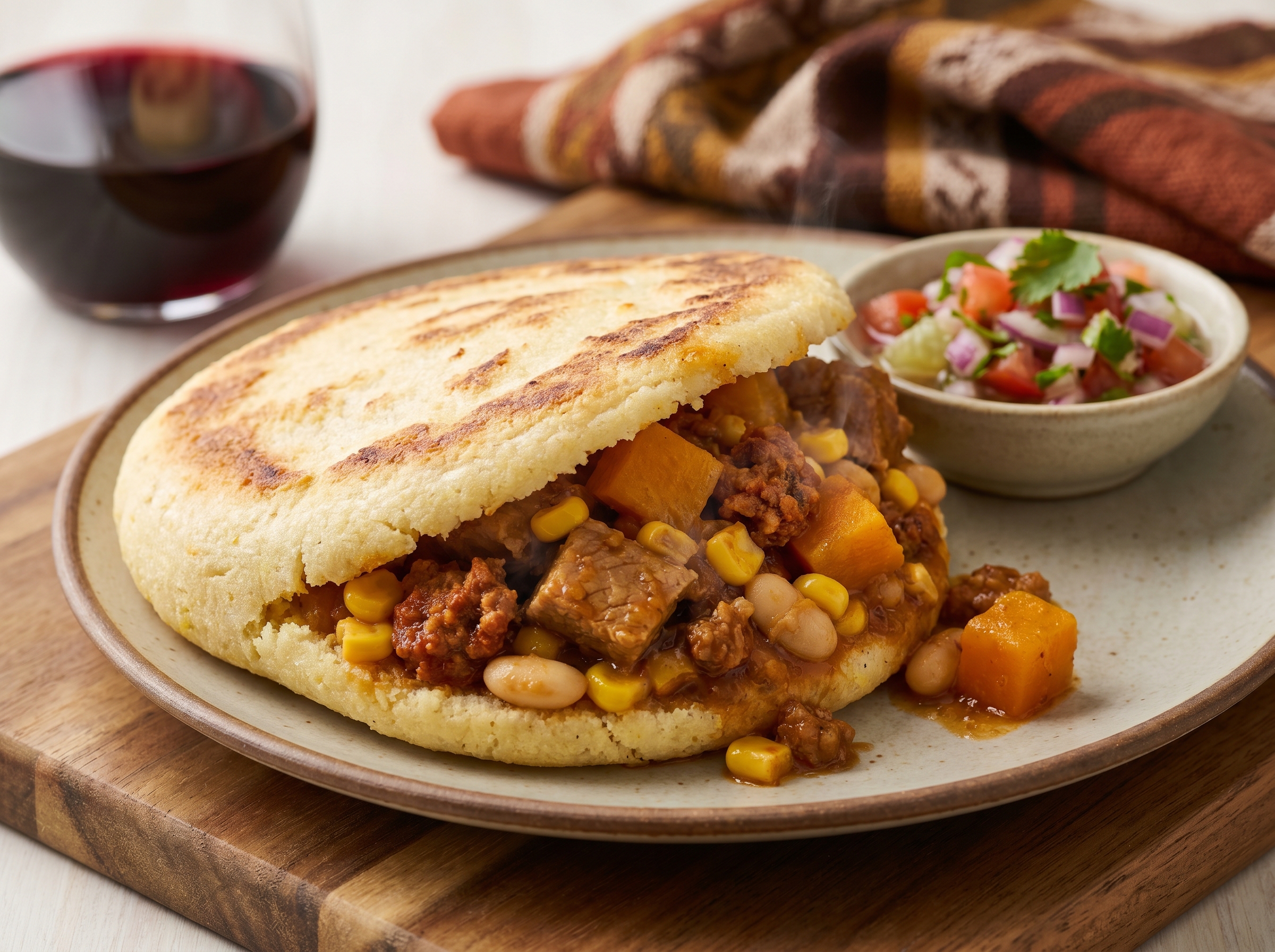 Arepa de Locro Argentino (Chilecito)
