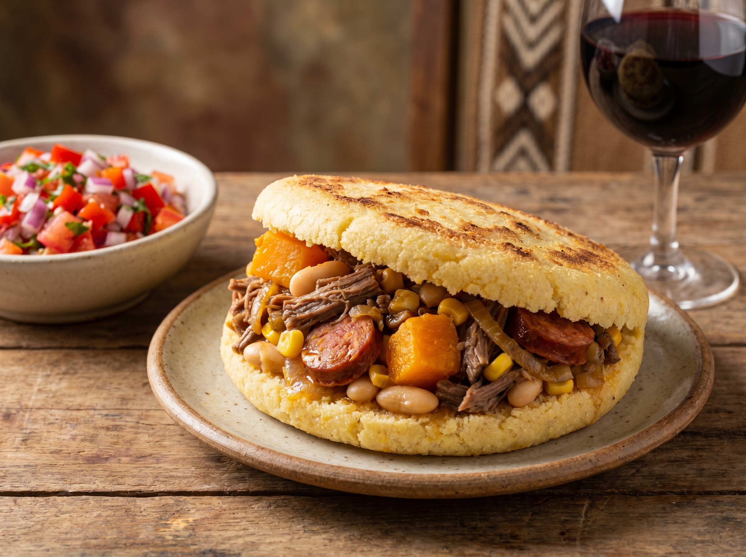 Arepa de Locro Chivilcoyano