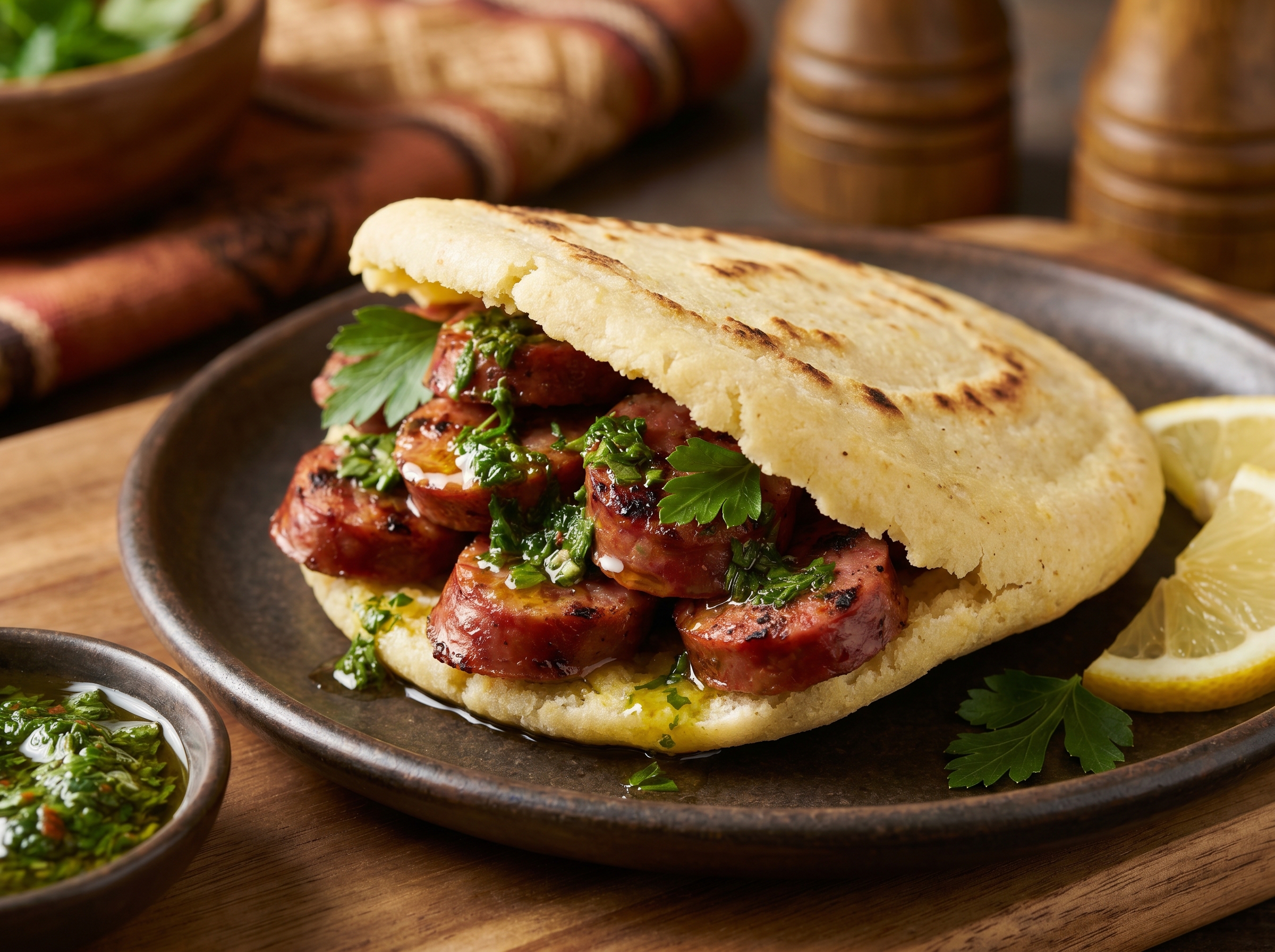 Arepa de Choripán (Choripán Arepa)