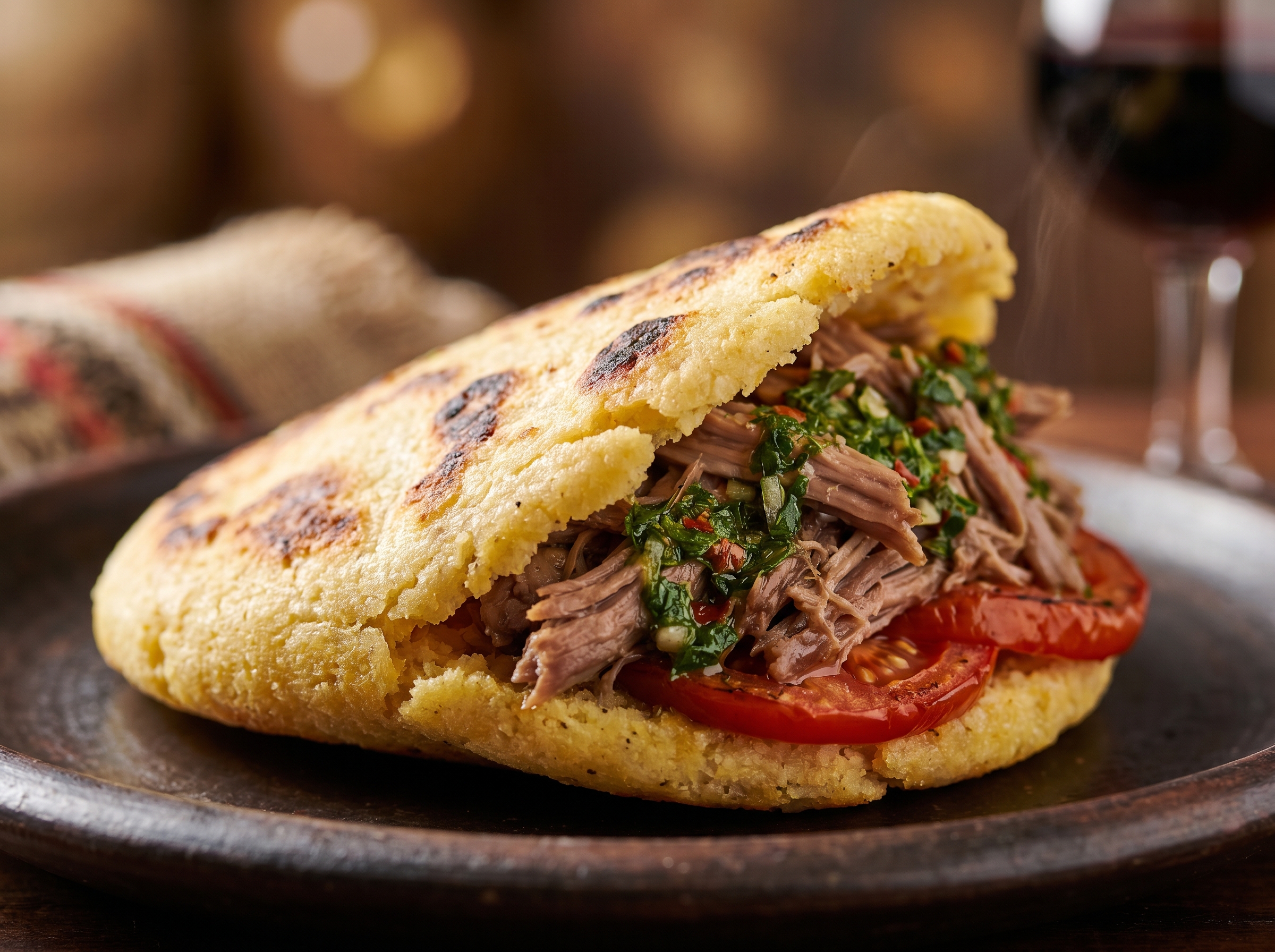 Arepa de Cordero Patagónico
