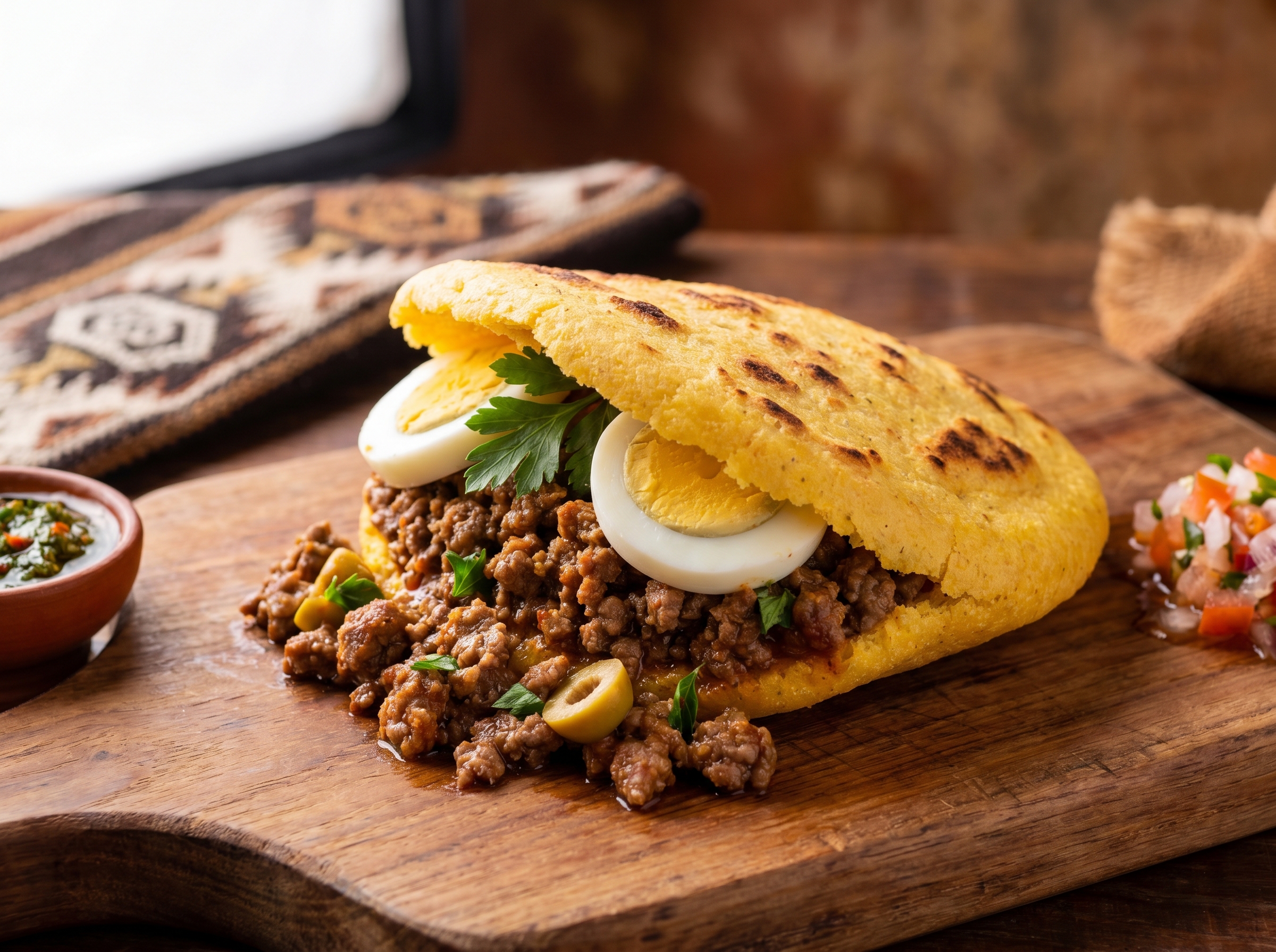 Arepa de Empanada Argentina (Estilo Cruz del Eje)