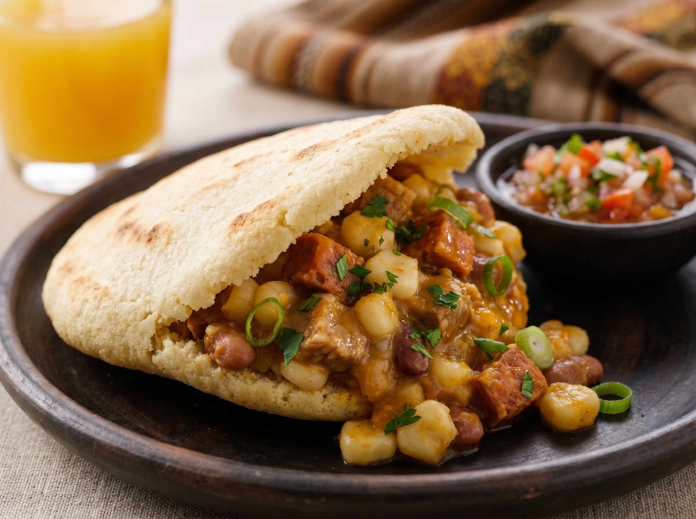 Arepa de Locro de Deán Funes
