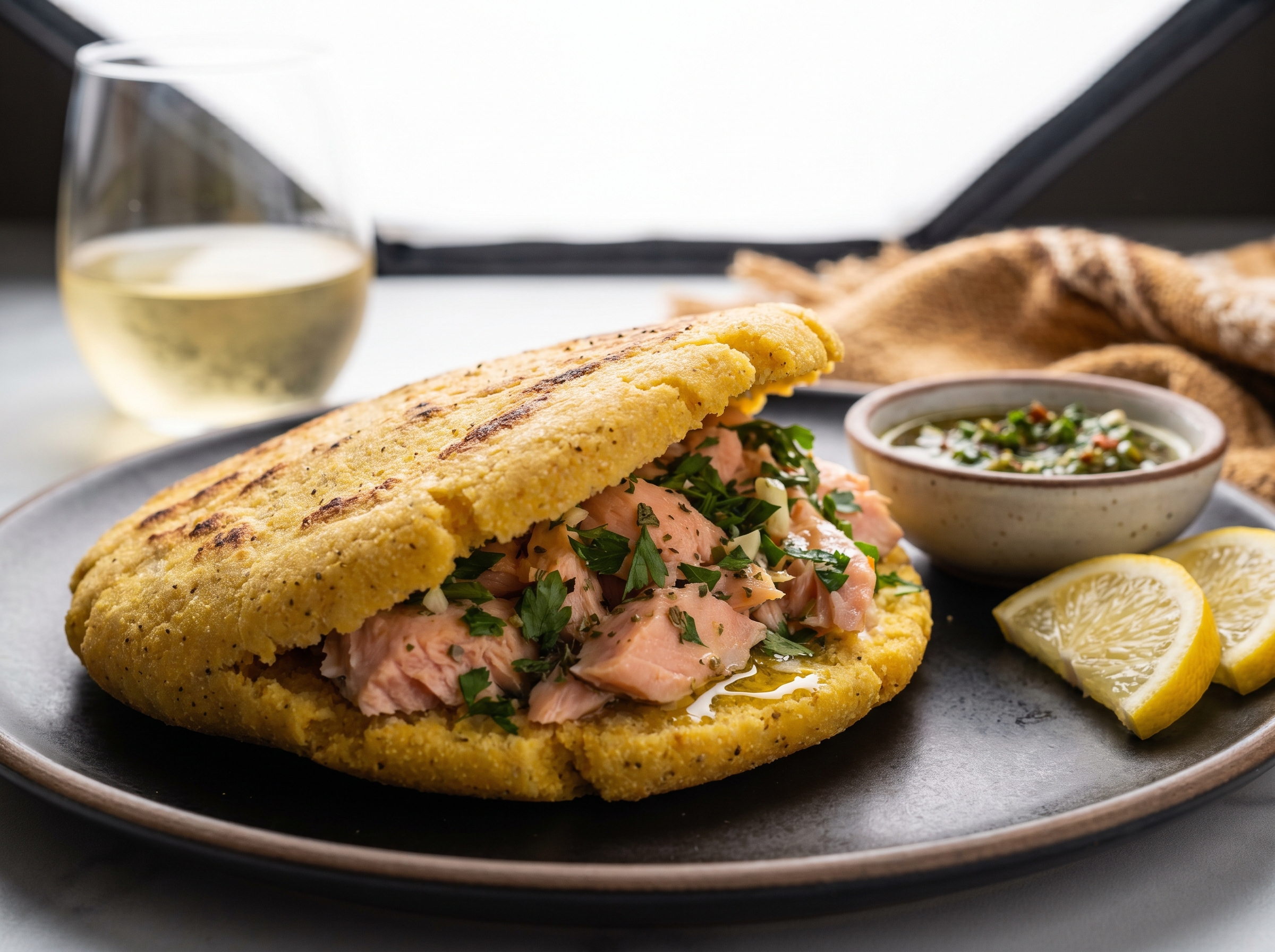 Arepa de Trucha Patagónica (Esquel)