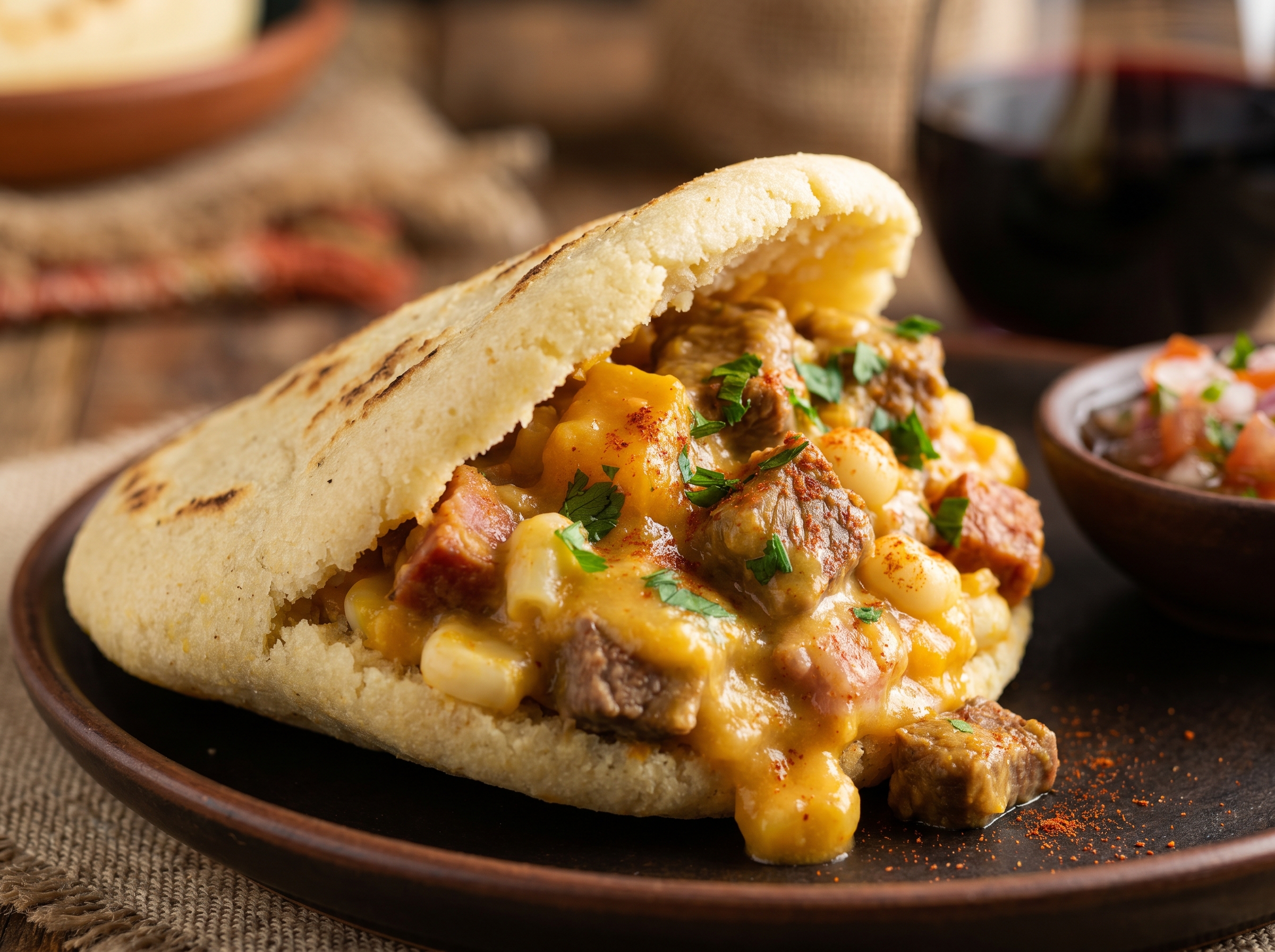 Arepa de Locro Cordobés