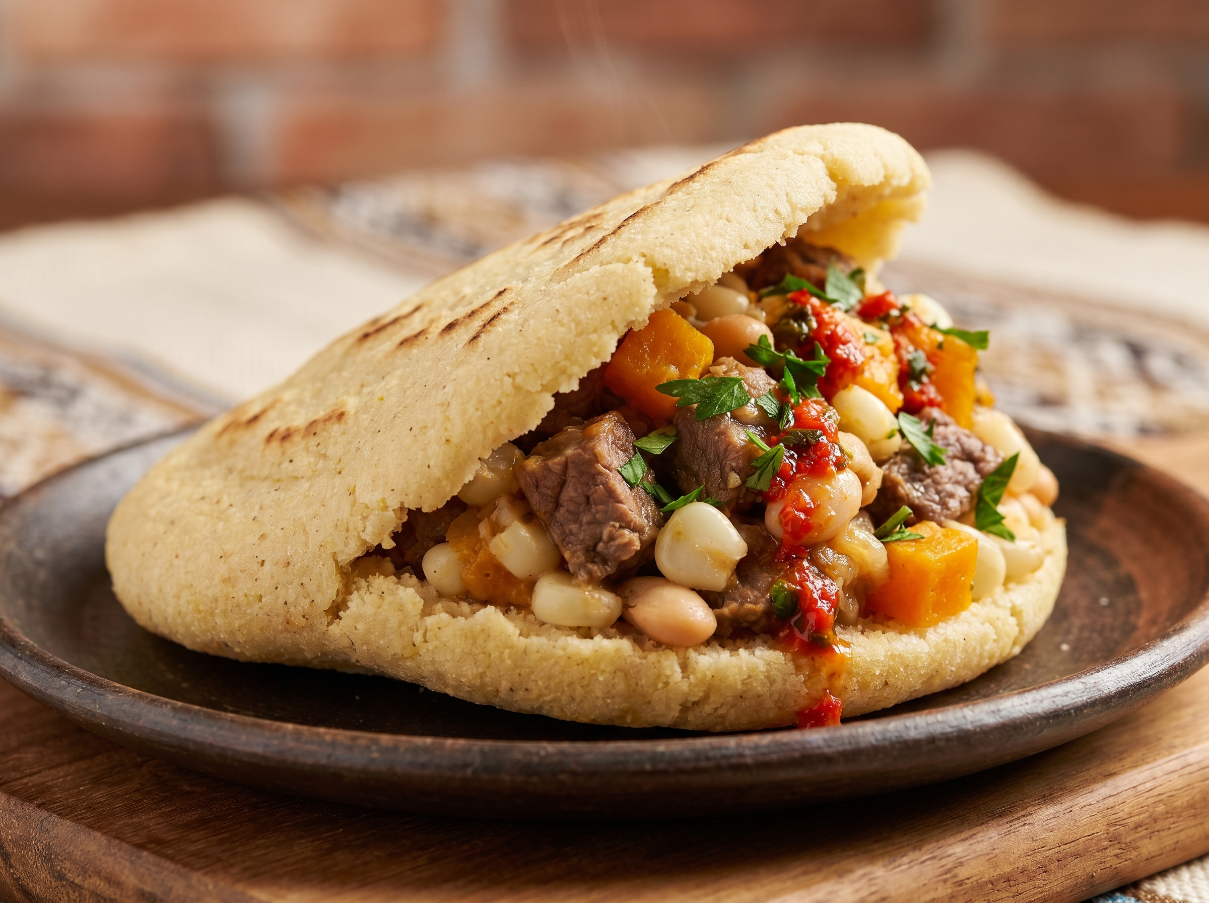 Arepa de Locro: Fusión Argentina en tu Mesa