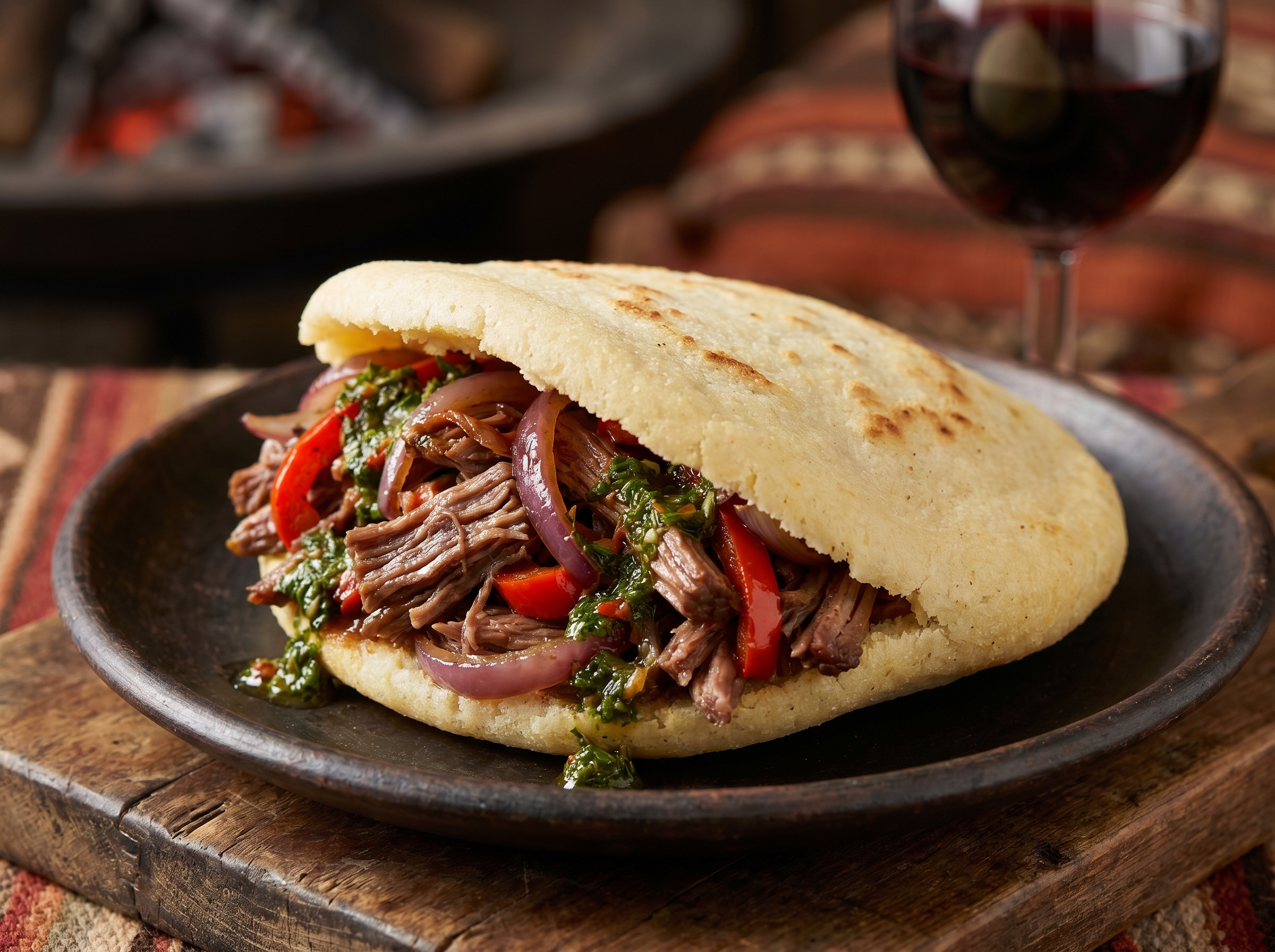 Arepa al Asado: La fusión criolla argentina