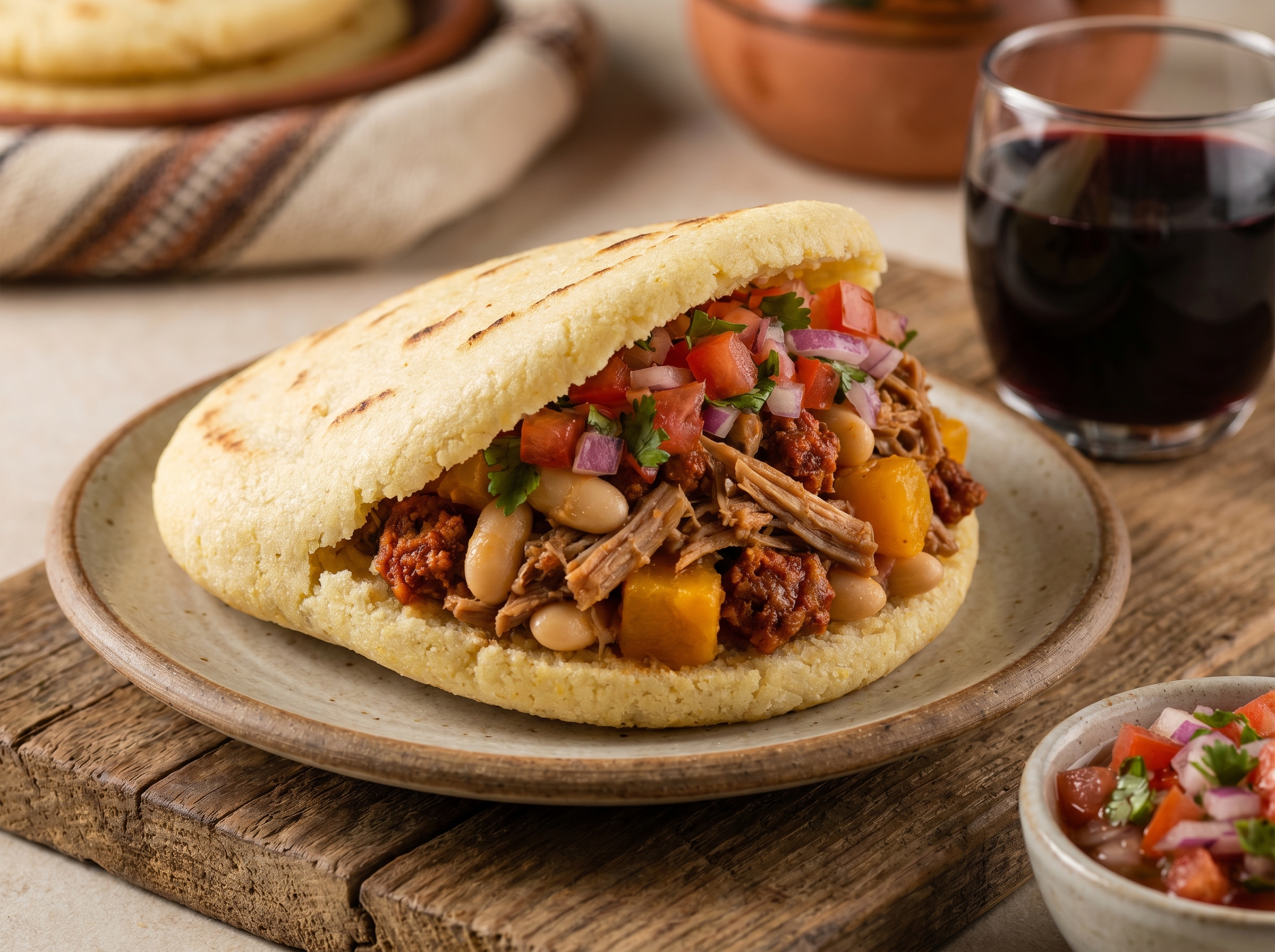 Arepa de Locro Cordobés