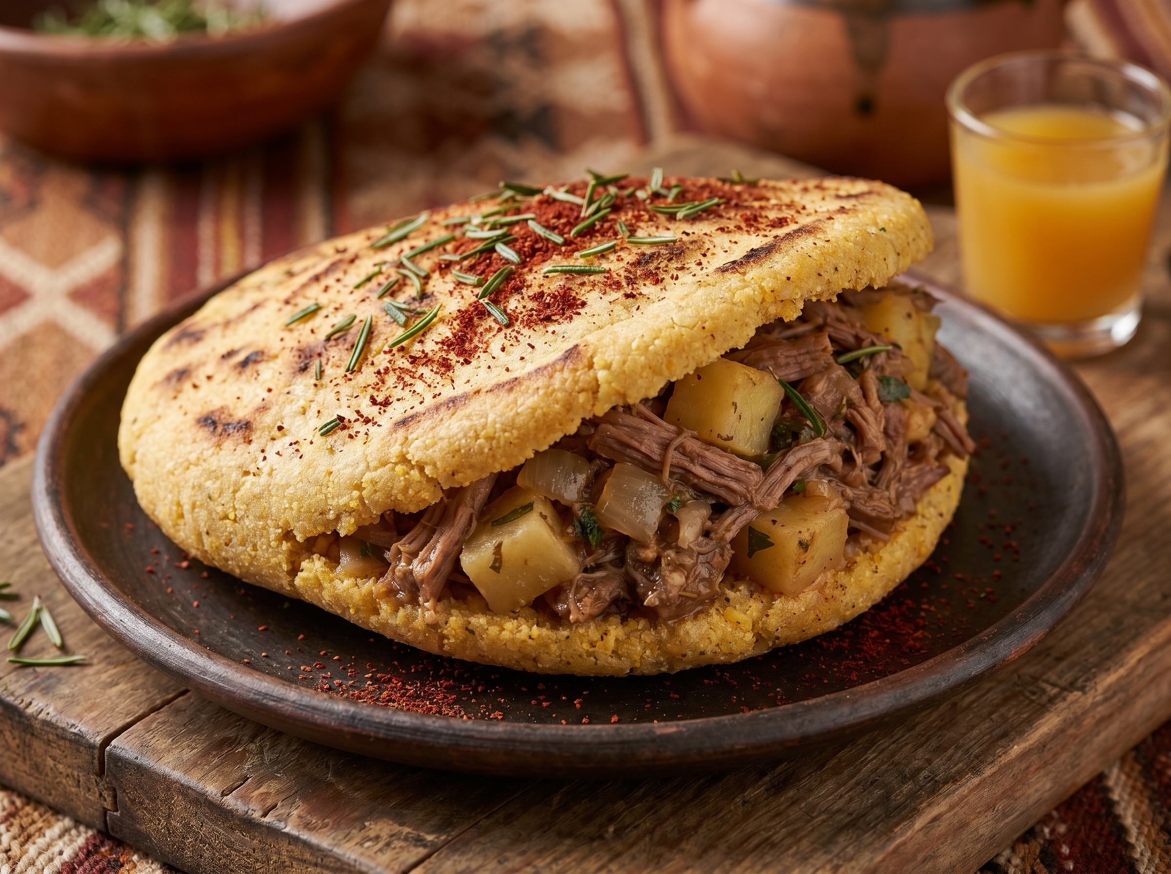 Arepa de Cordero Patagónico