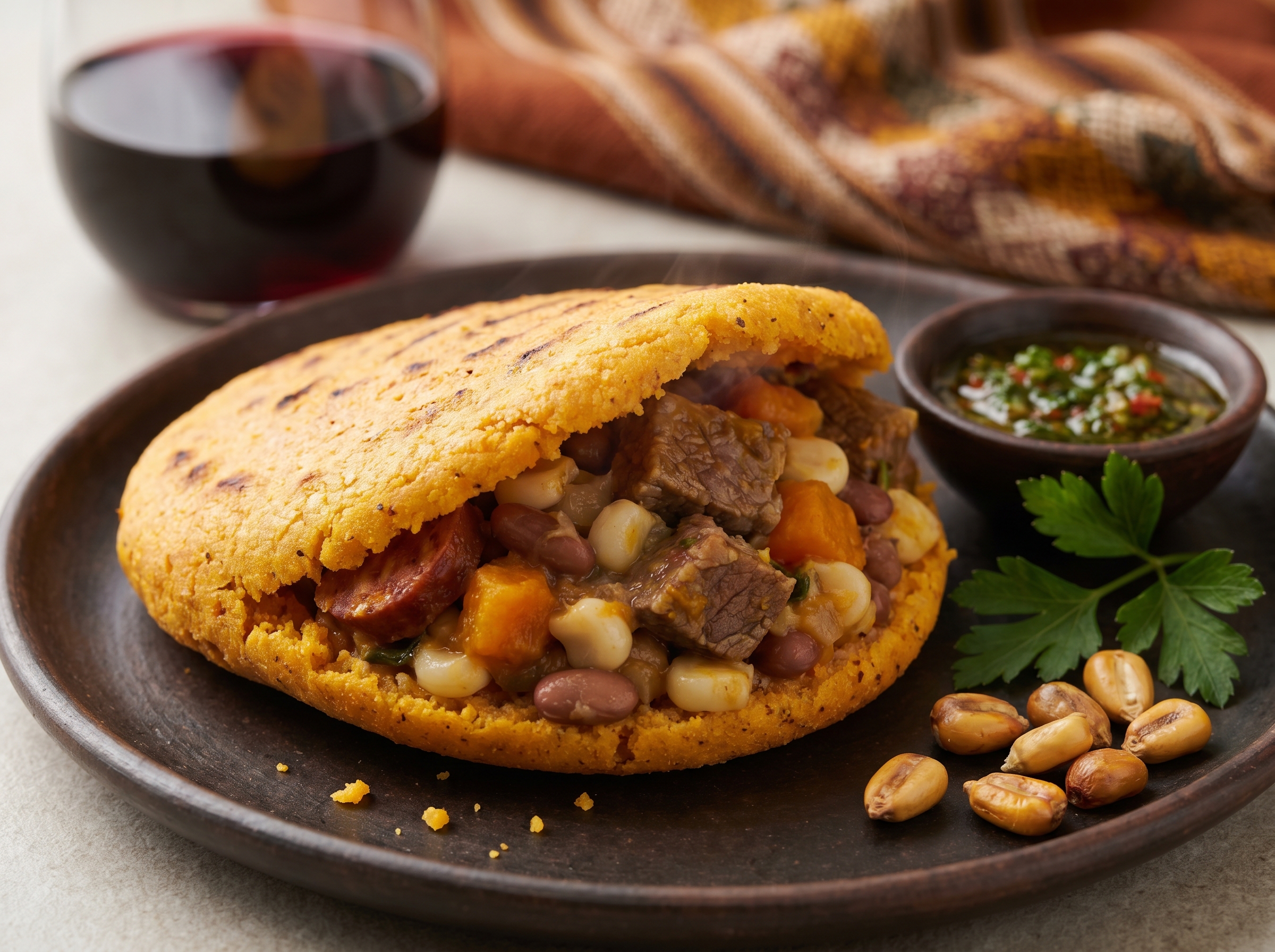Arepa de Locro Criollo