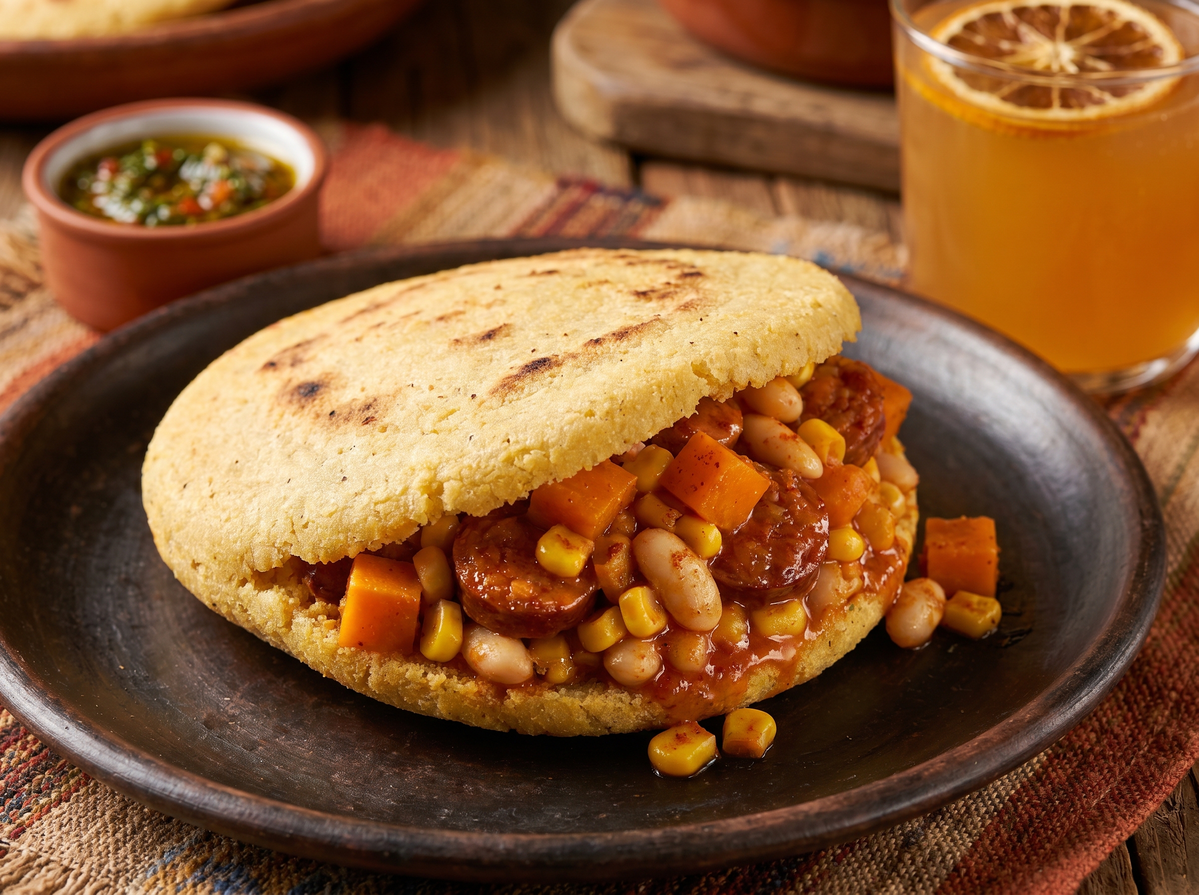 Arepa de Locro: Fusión Argentina con Tradición Andina