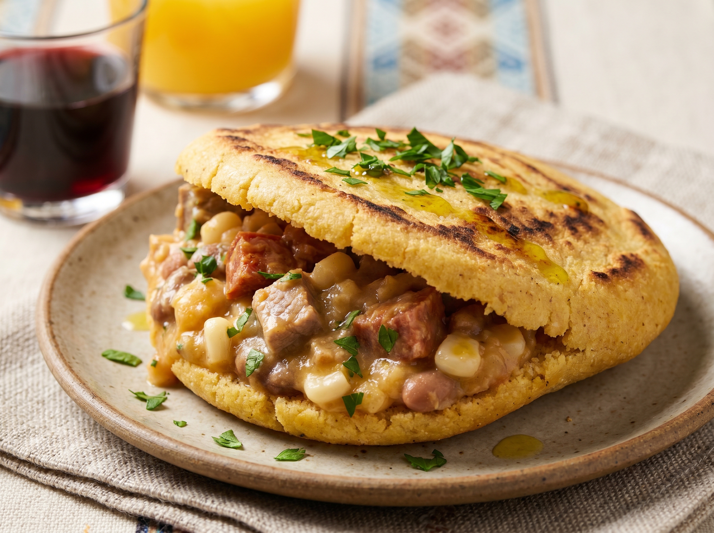 Arepa de Locro (Estilo Laprida)
