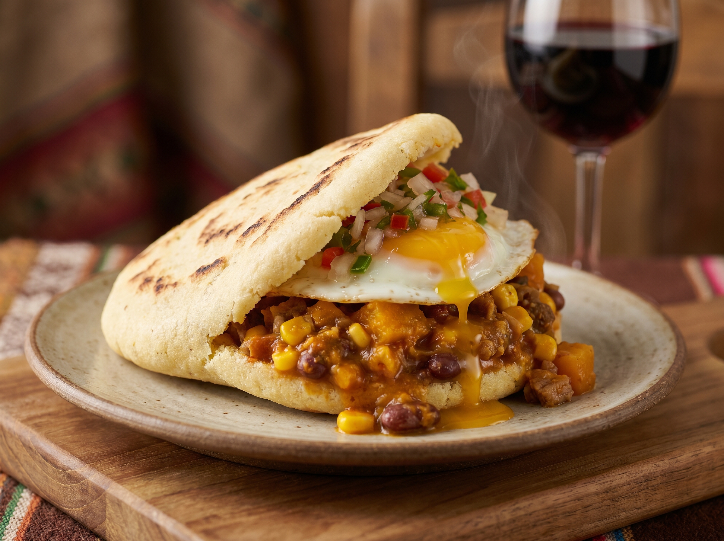 Arepa de Locro Mendocino