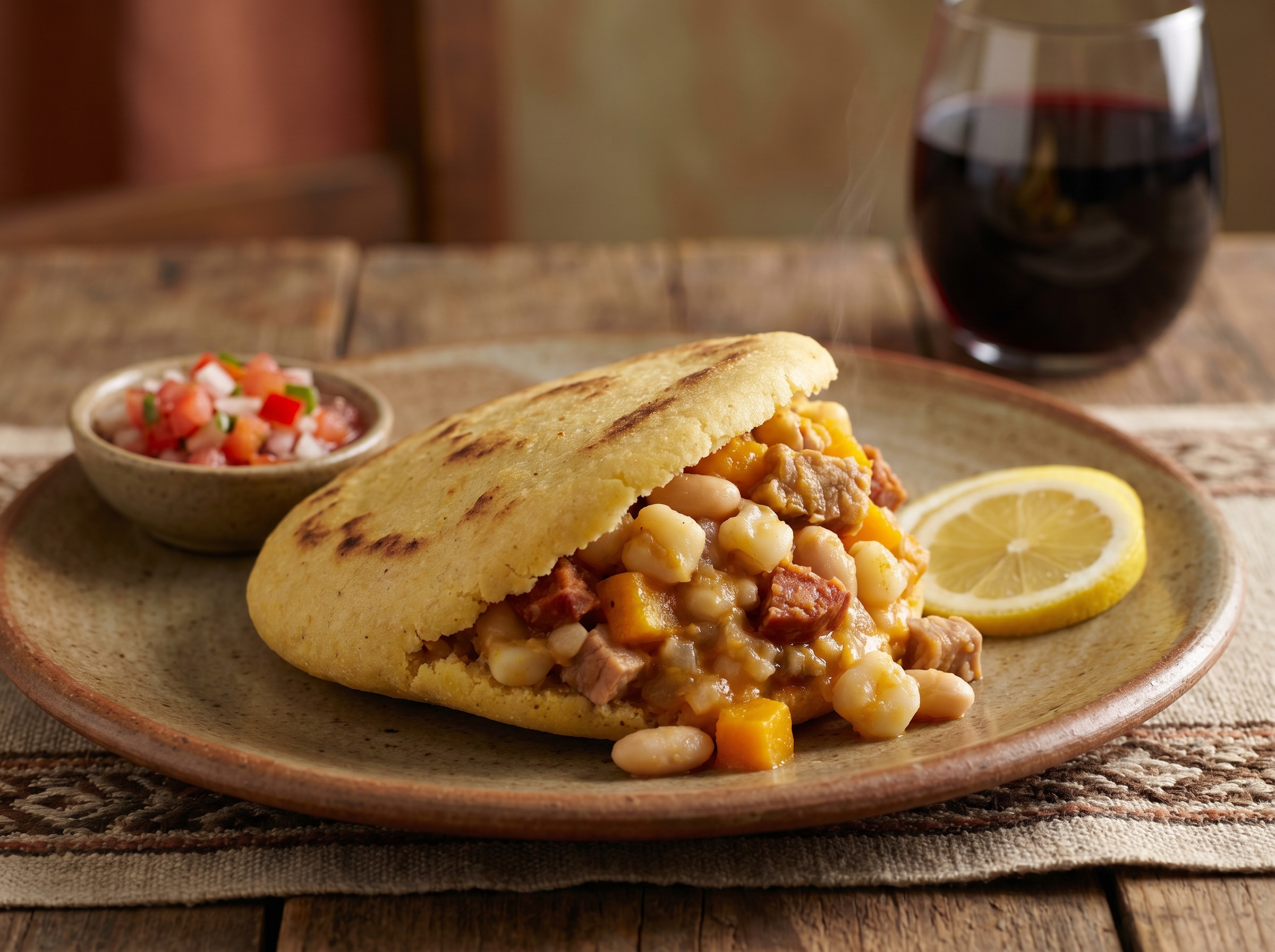 Arepa de Locro Lujanense