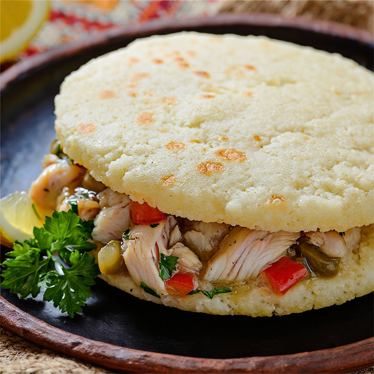 Arepa de Chupín de Pescado