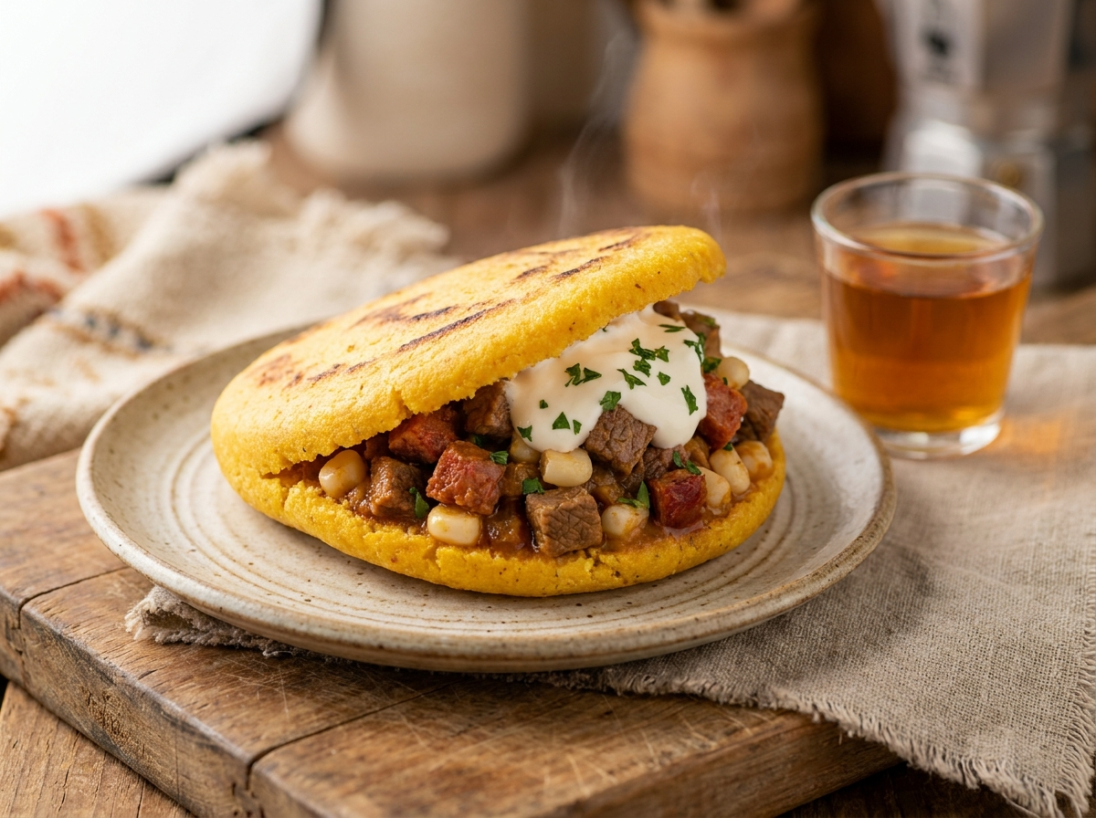 Arepa de Locro Argentino