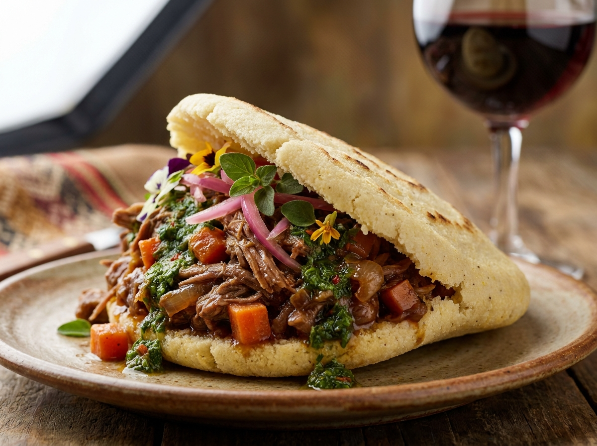 Arepa Patagónica de Cordero al Disco