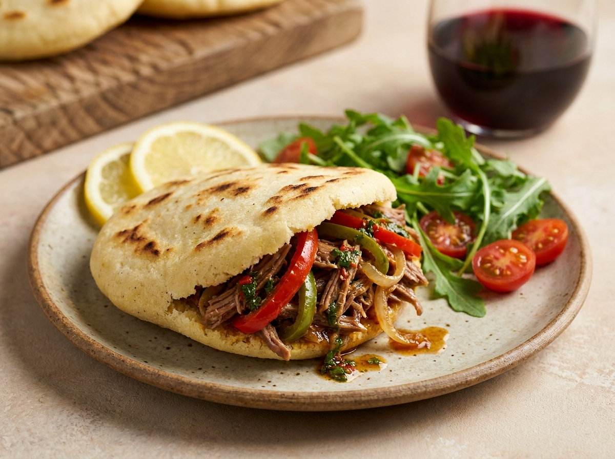 Arepa Patagónica de Cordero al Disco