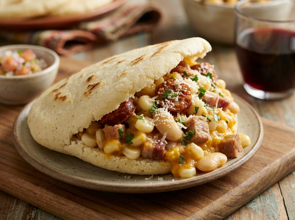 Arepa de Locro: Fusión Criolla y Venezolana