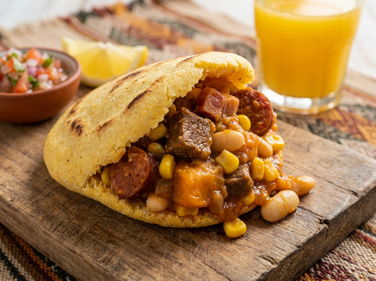 Arepa de Locro Argentino