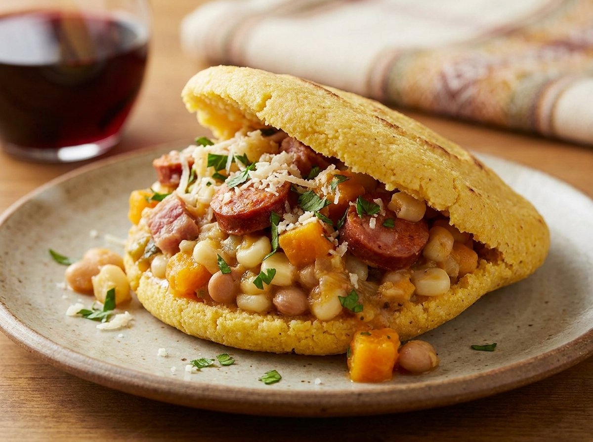 Arepa de Locro Inspirada en San Justo