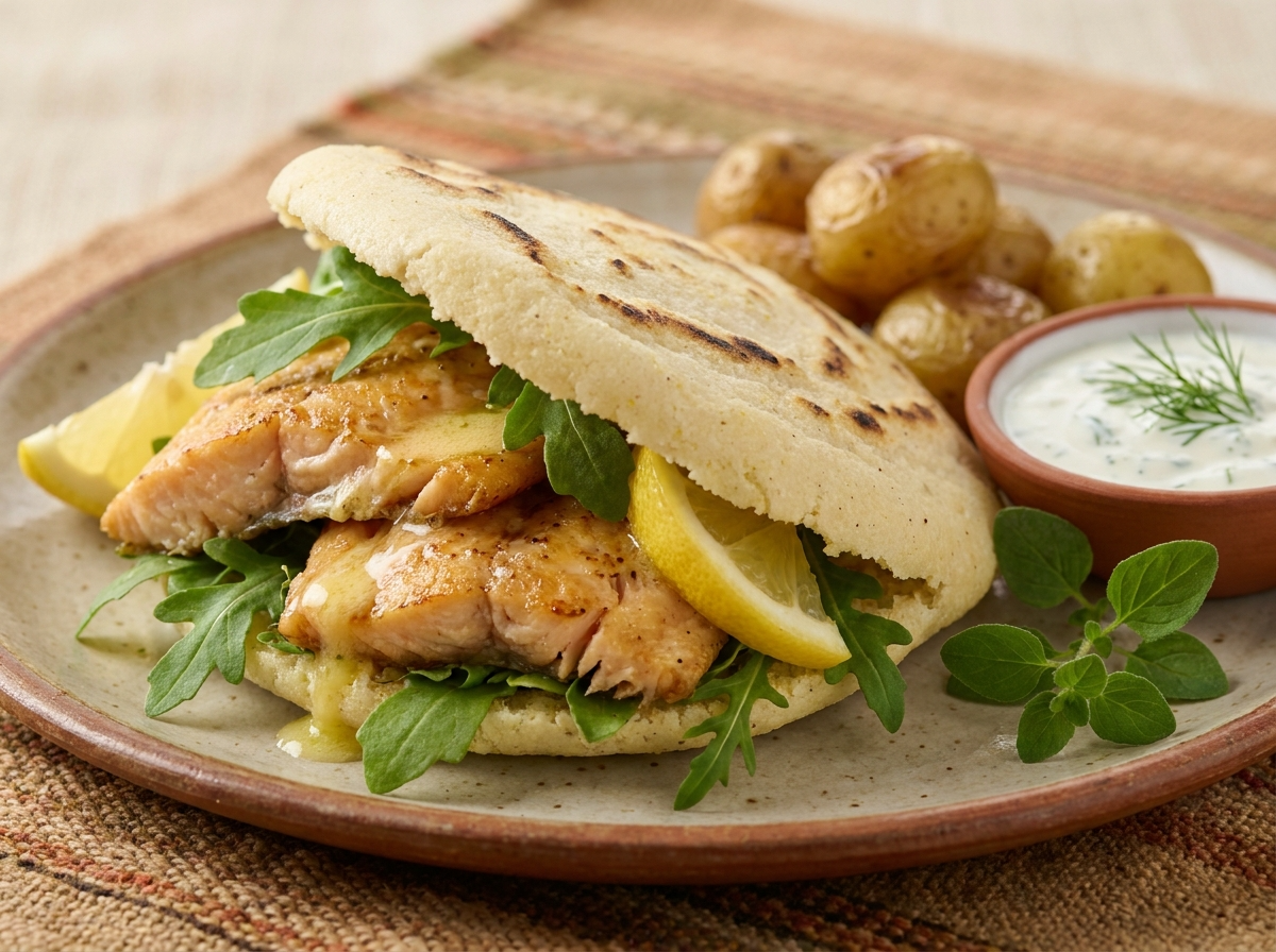 Arepa de Trucha Patagónica (San Martín de los Andes)