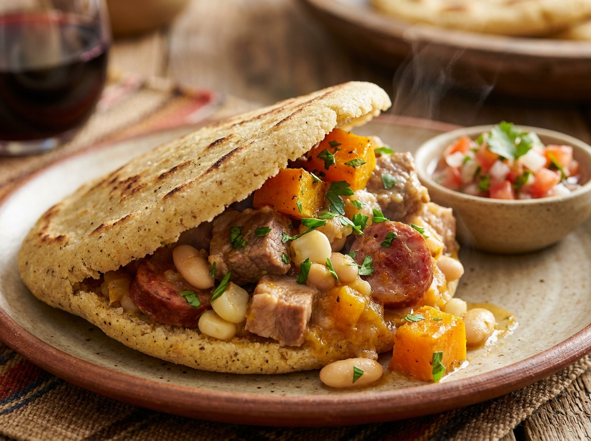 Arepa de Locro Argentino