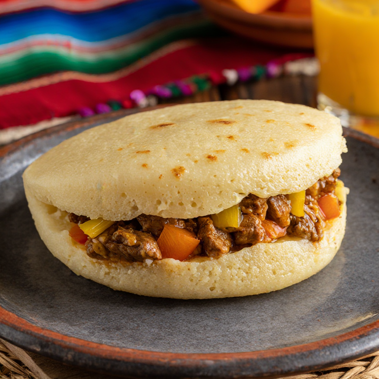 Arepa Jujeña de Carbonada