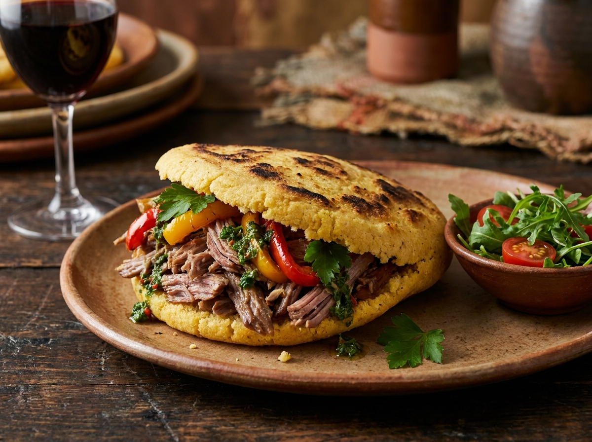 Arepa de Cordero Patagónico