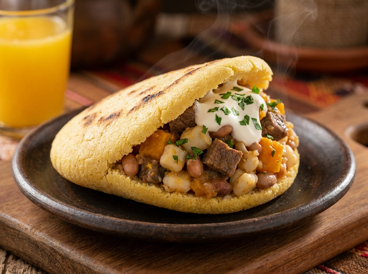 Arepa de Locro Criollo