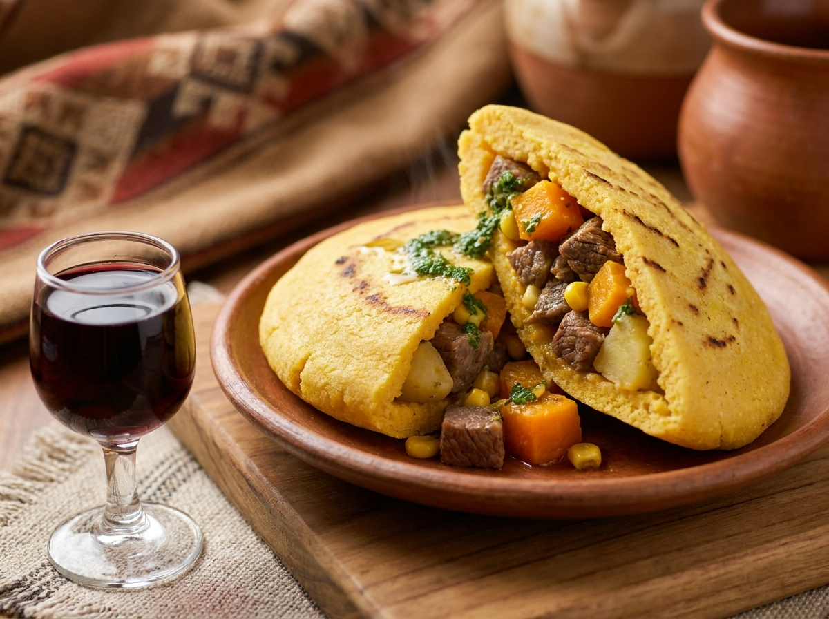 Arepa de Carbonada Argentina
