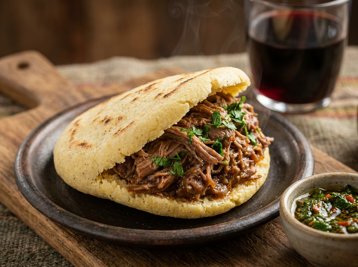Arepa Patagónica de Cordero al Disco