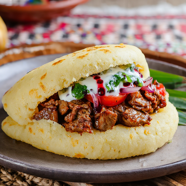 Arepa de Khorovats Armenio