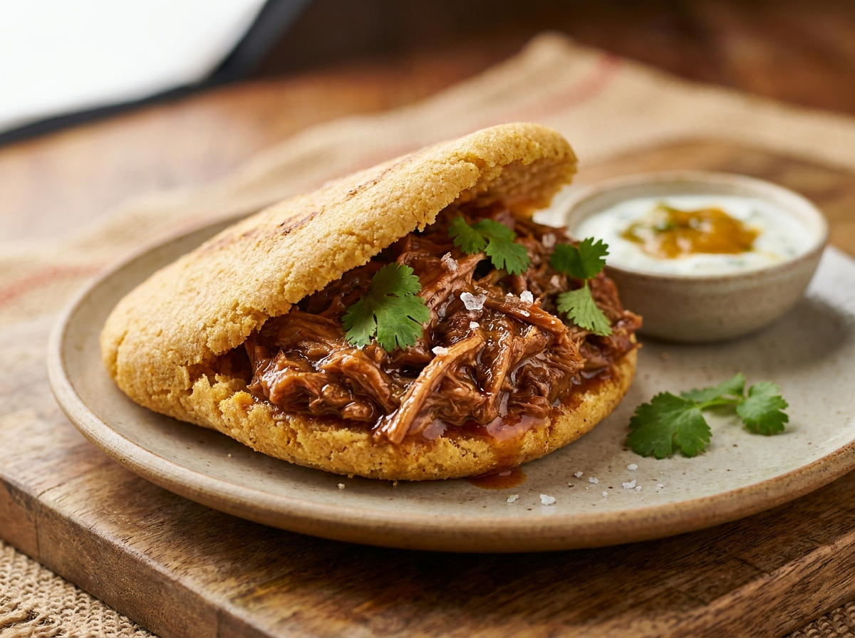 Arepa de cola de canguro estofada (Estilo Birdsville)