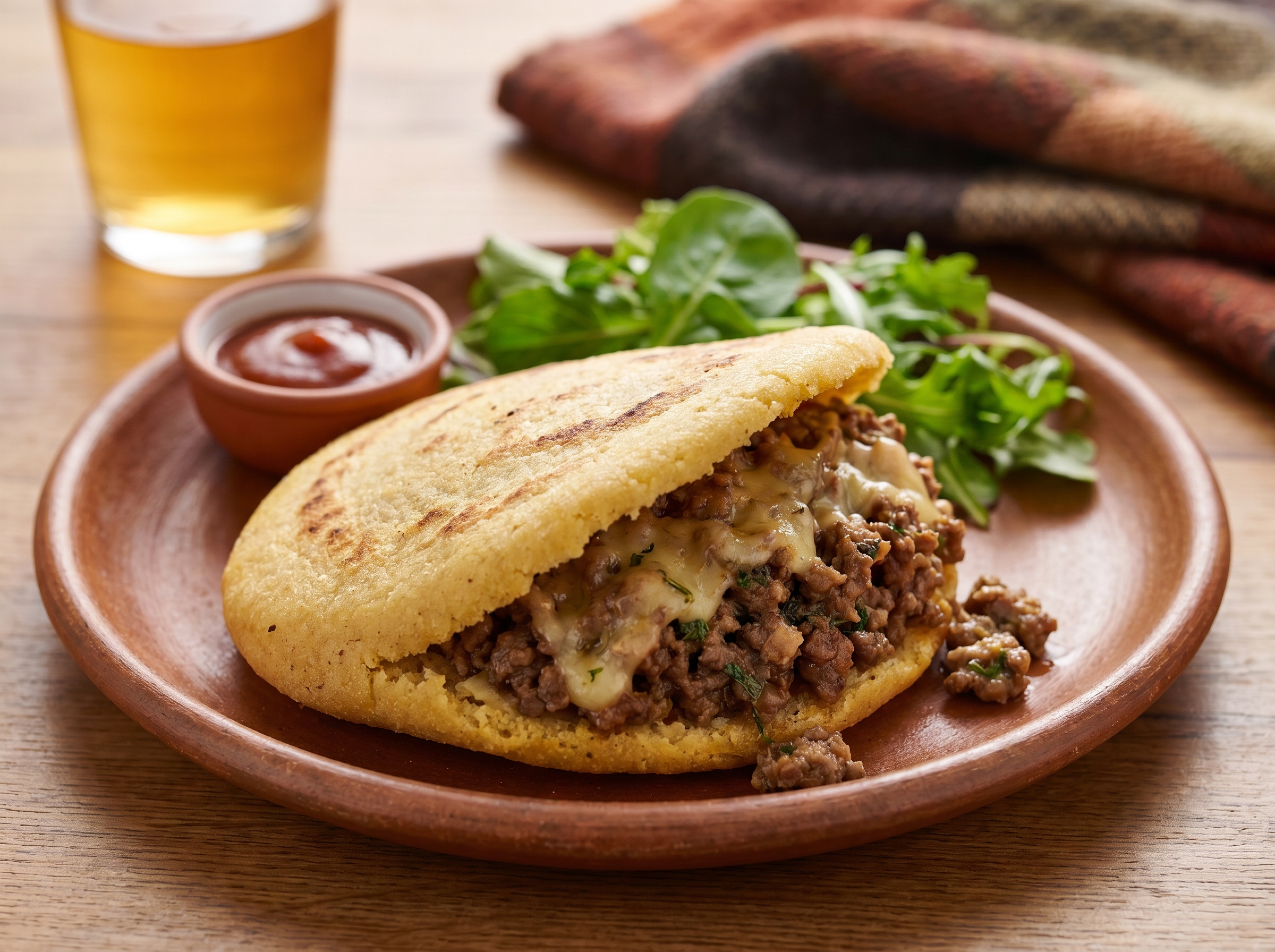 Arepa Aussie Meat Pie