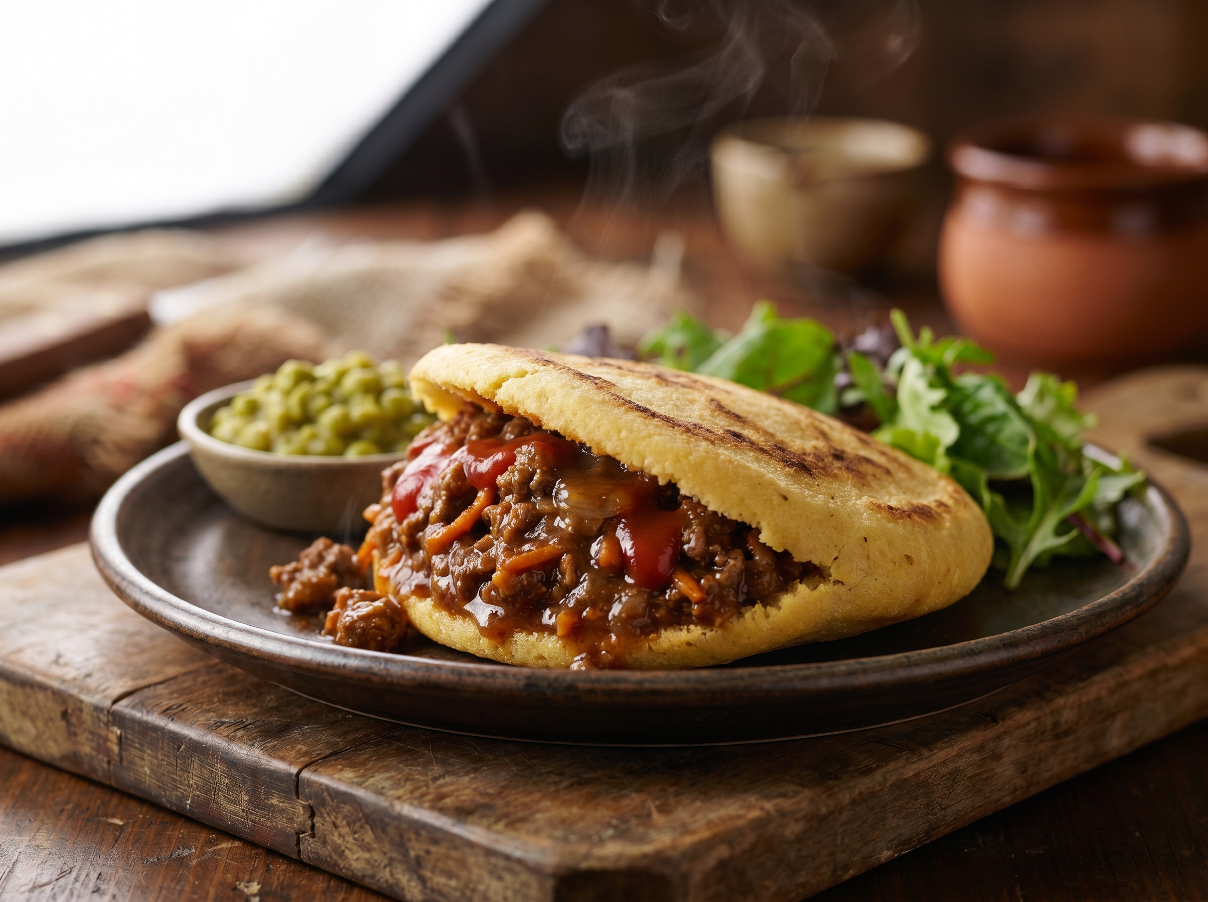 Arepa Rellena al Estilo de Lithgow: El Clásico Meat Pie Australiano