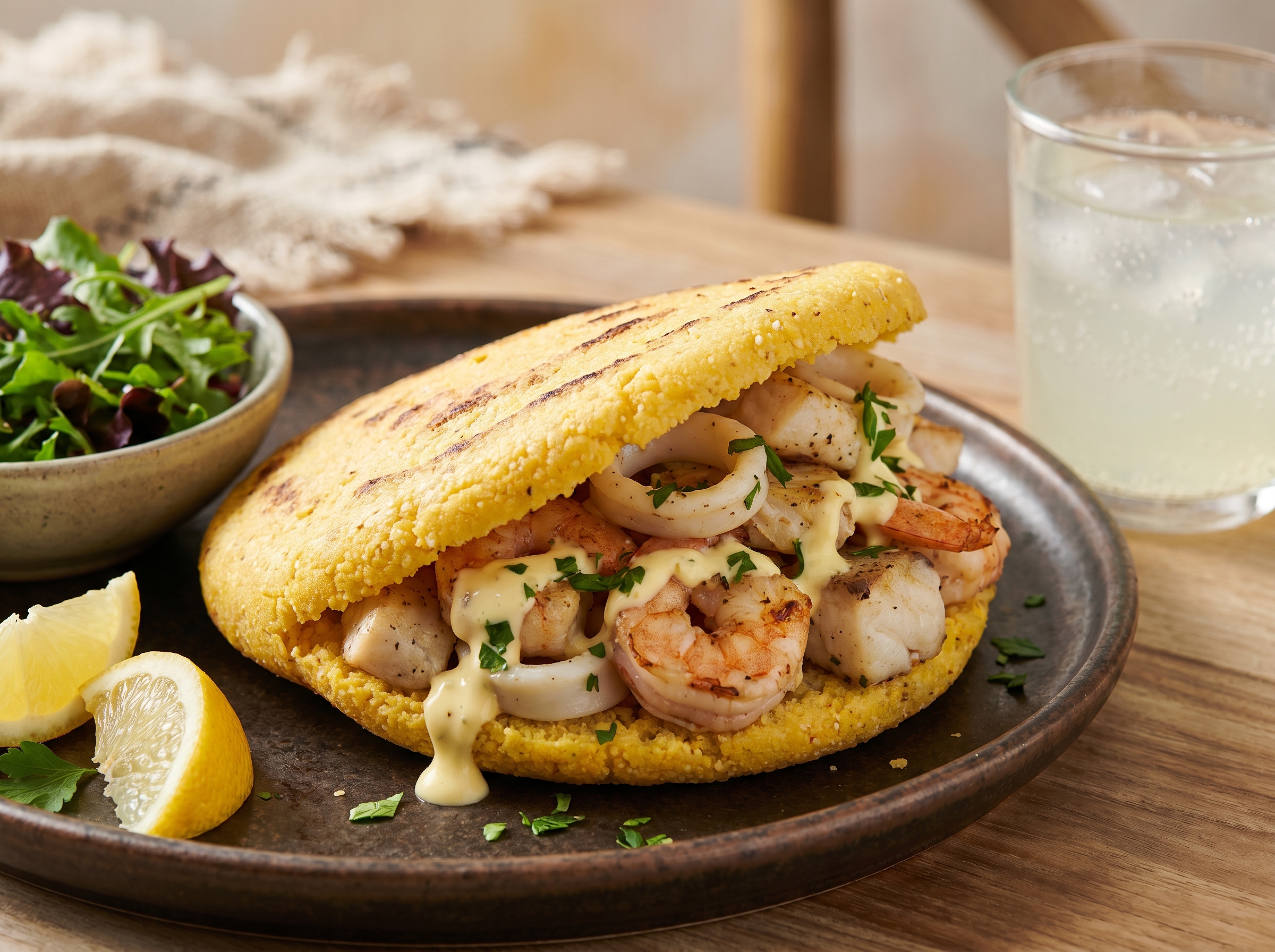 Newcastle Seafood Arepa
